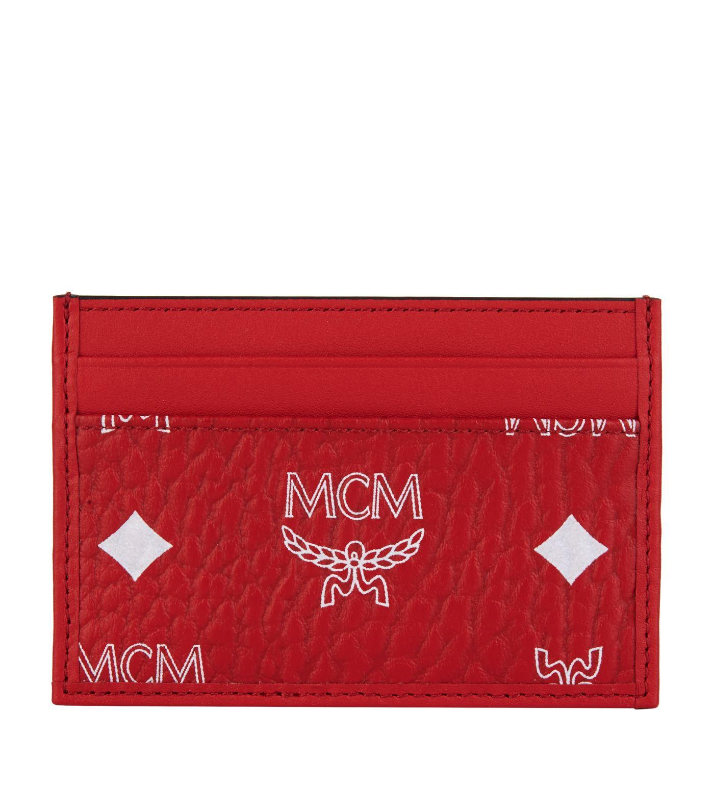 mcm card wallet