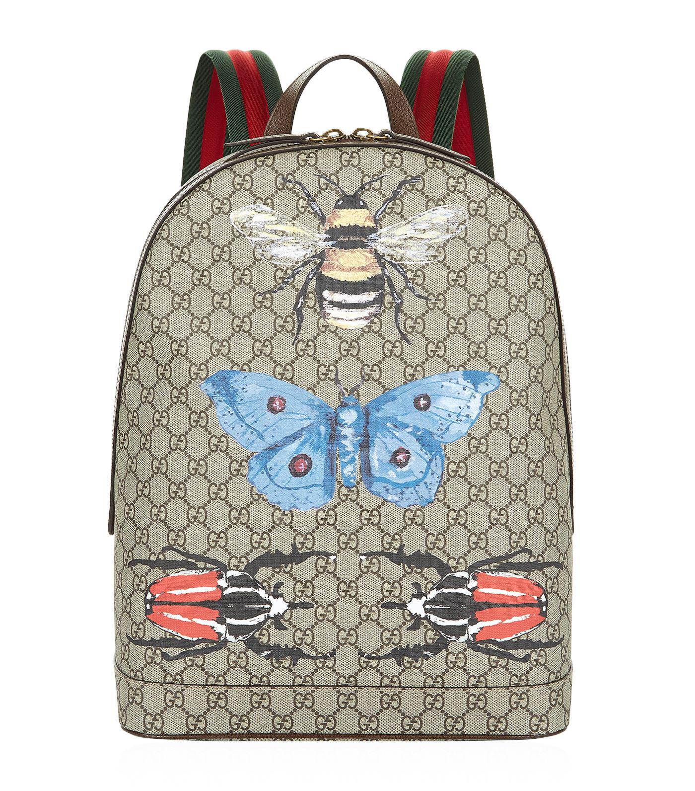 generation Manners presume Gucci Insect Backpack in Natural | Lyst
