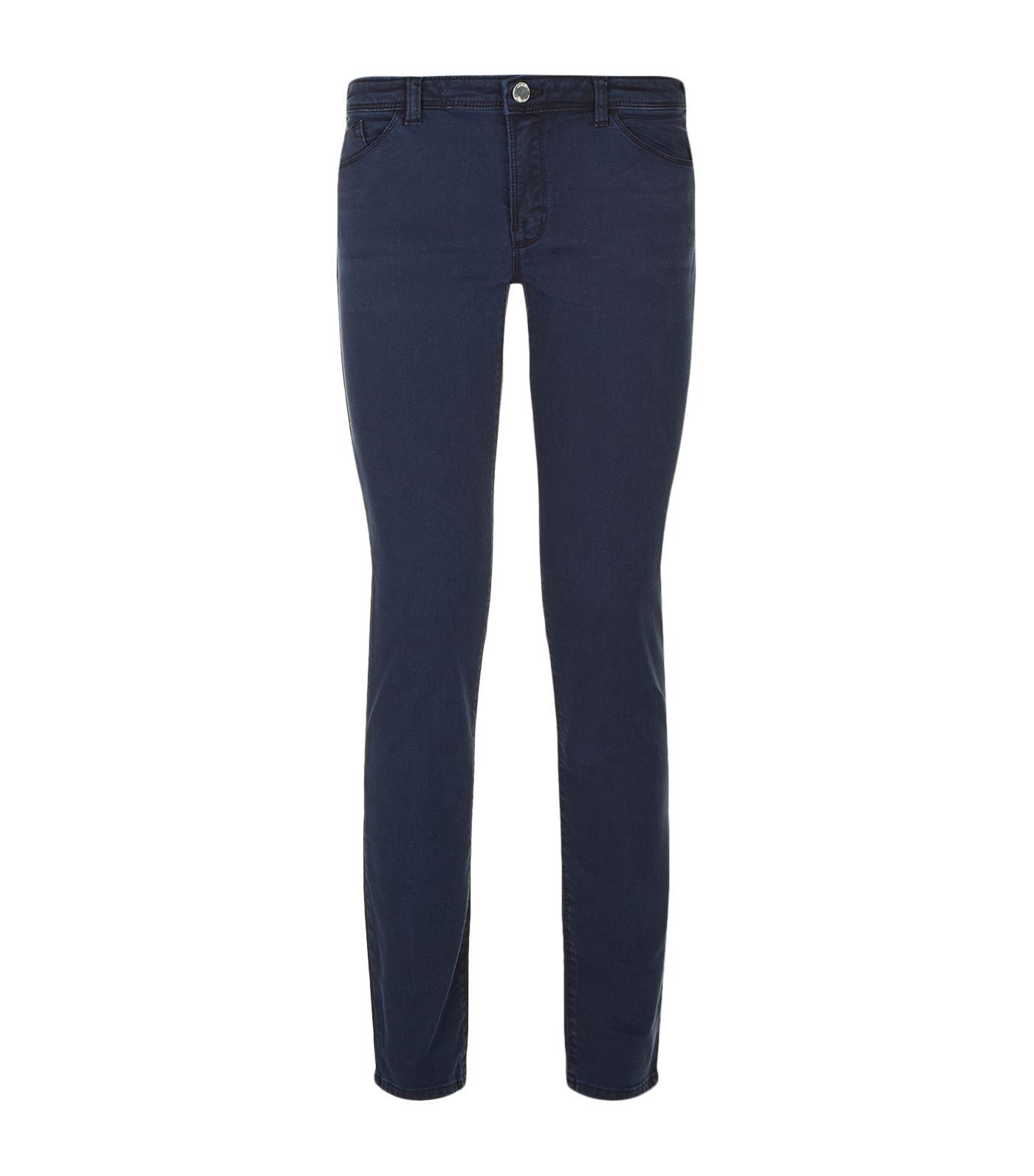 Armani Jeans J28 Orchid Skinny Jeans in Blue | Lyst UK