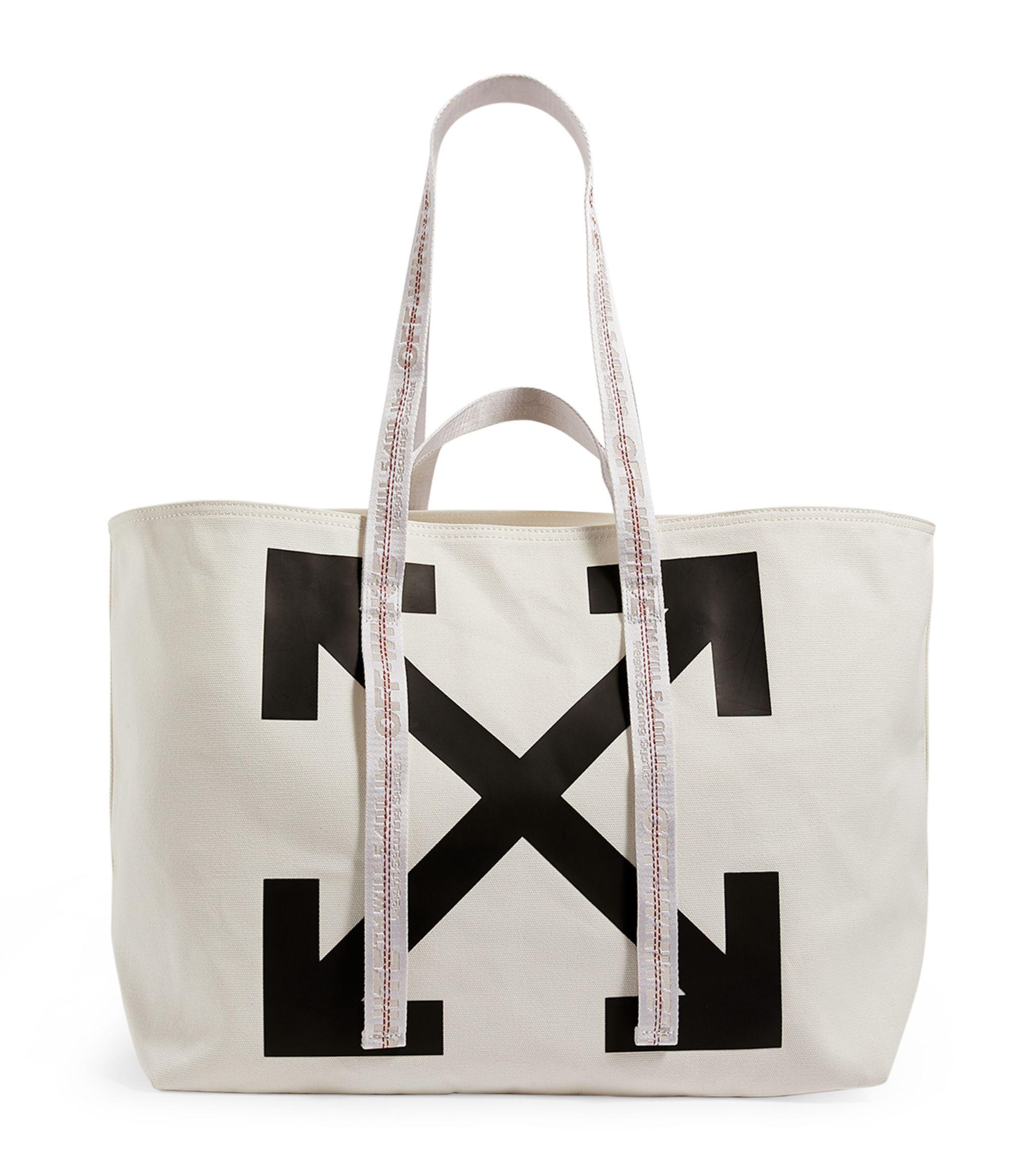 Off-White Large Metallic Commercial Tote Bag - Farfetch