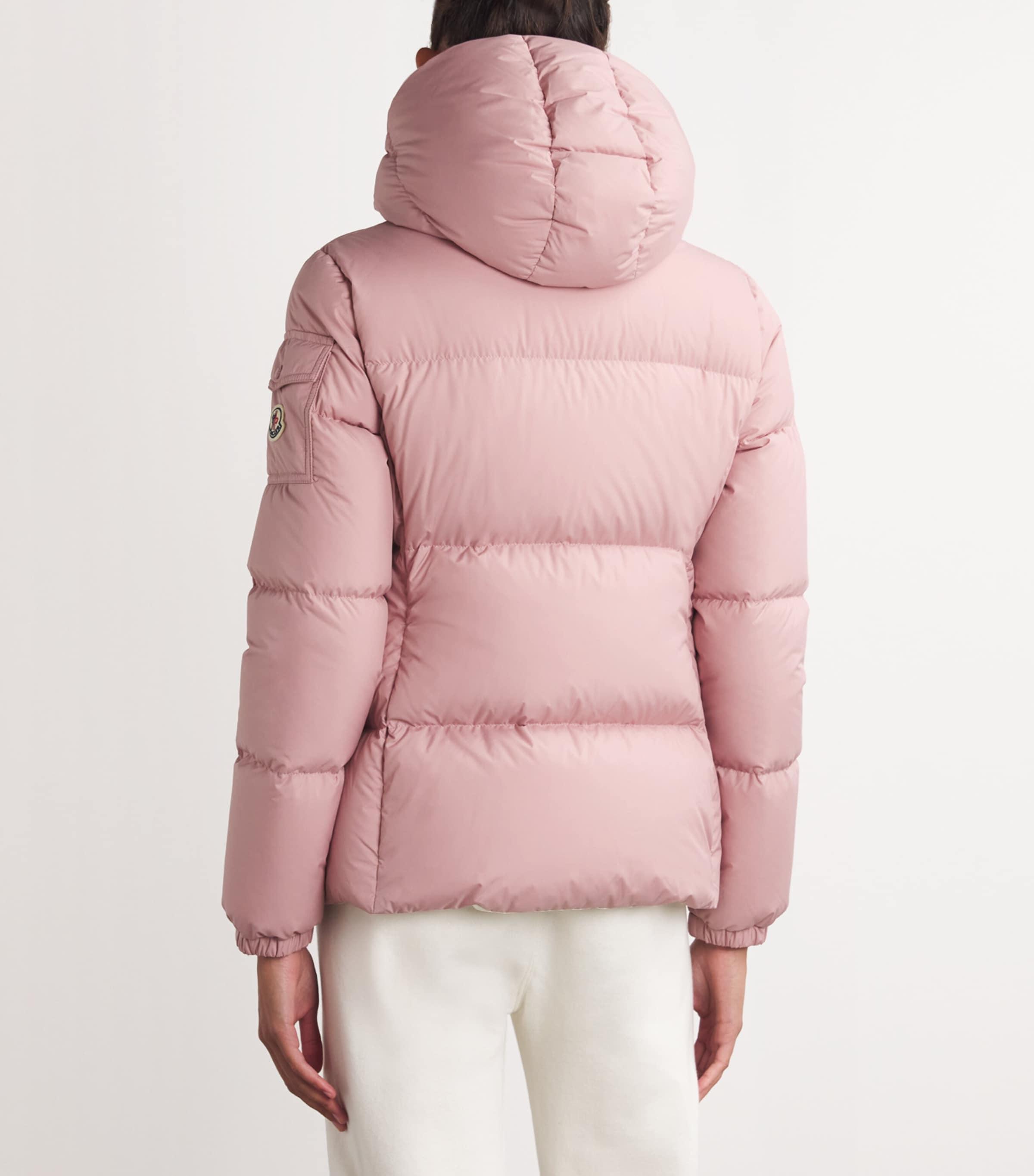 Moncler Down-Filled Fourmine Puffer Jacket in Pink | Lyst