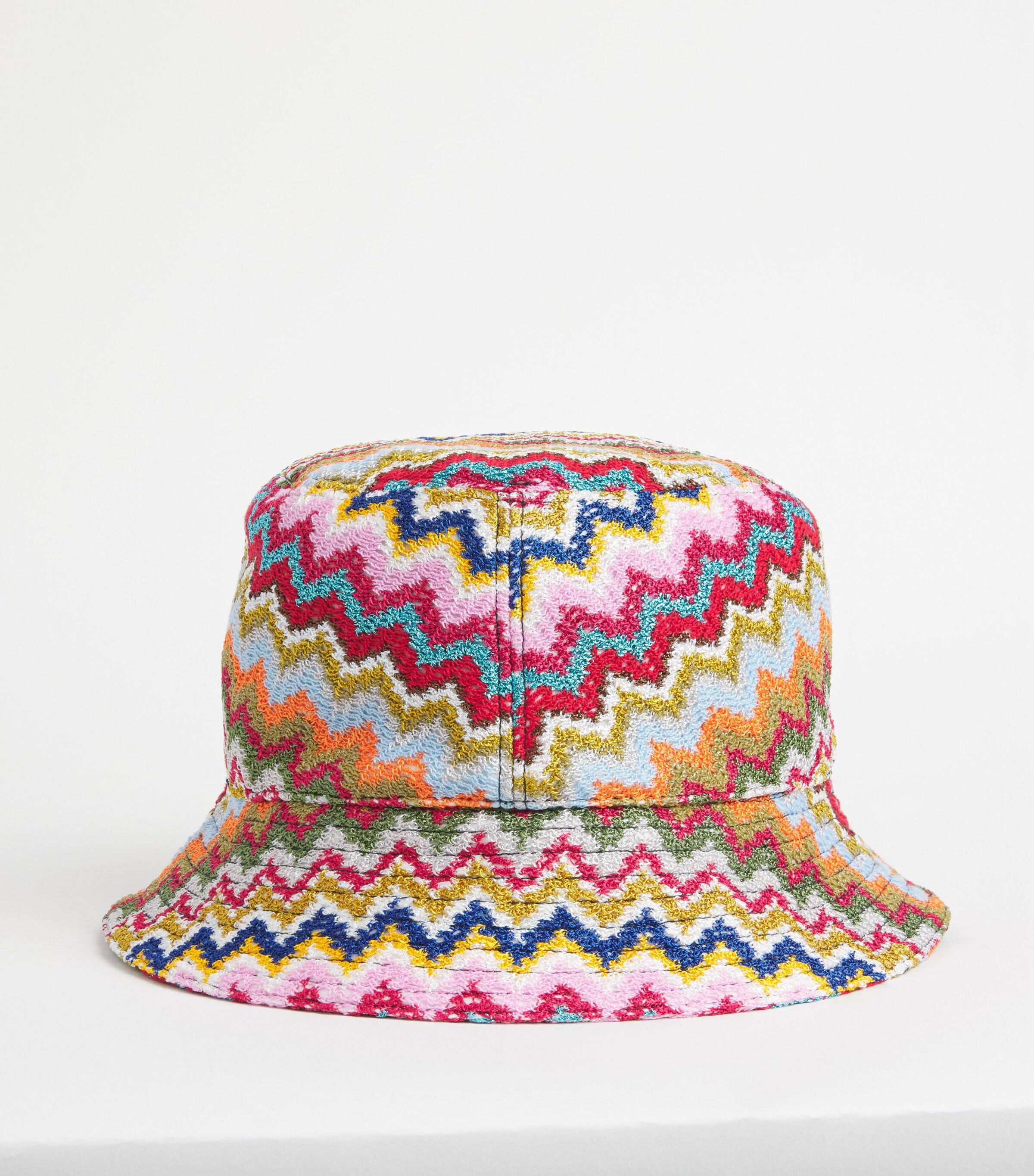 M Missoni bucket  hat Hat Missoni White size M International in Cotton - 18222187 main image 3
