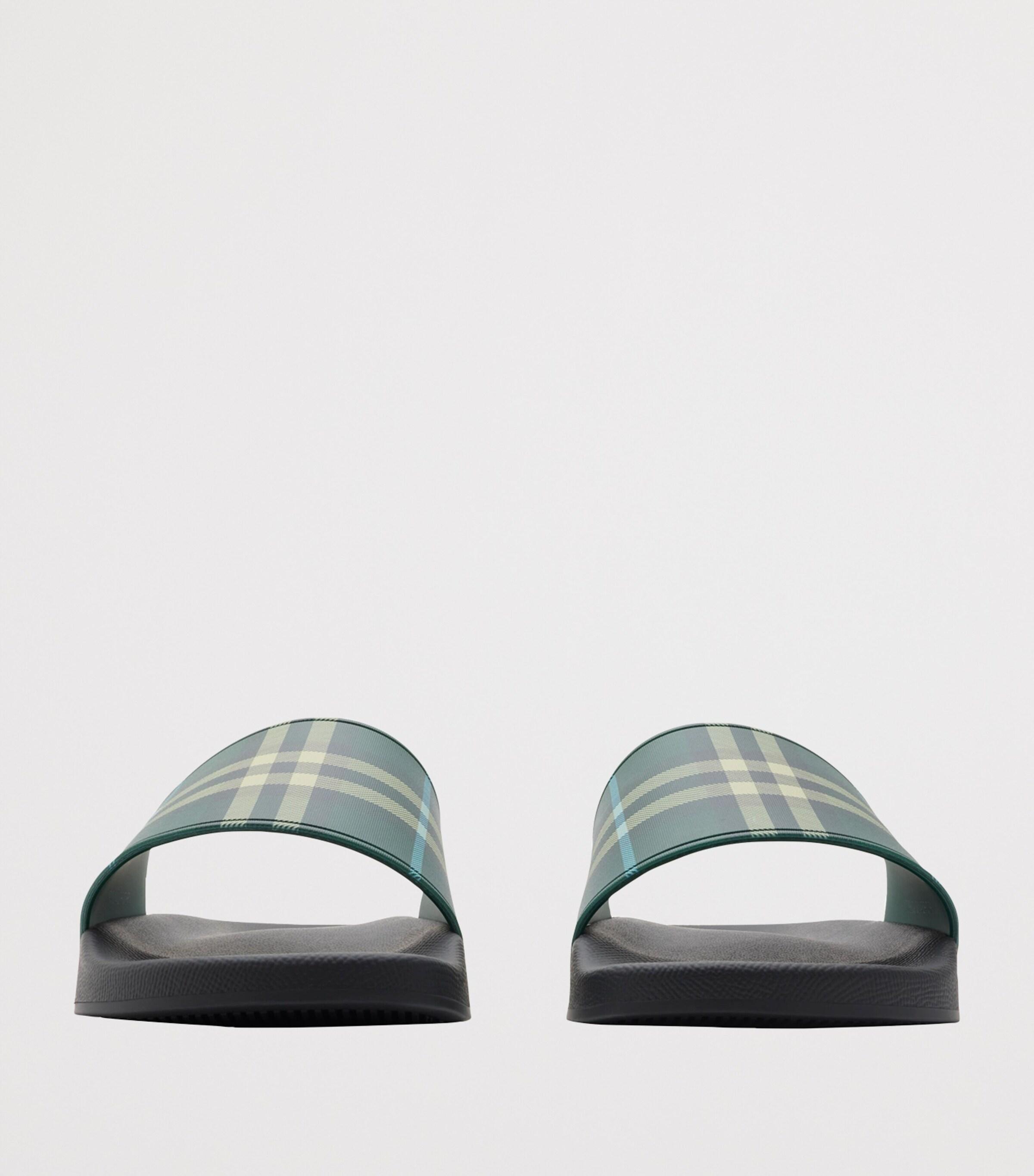 【BURBERRY】送料/関税込 CHECK MELROY SLIDES BURBERRY】送料/関税込 CHECK MELROY SLIDES Burberry Men's