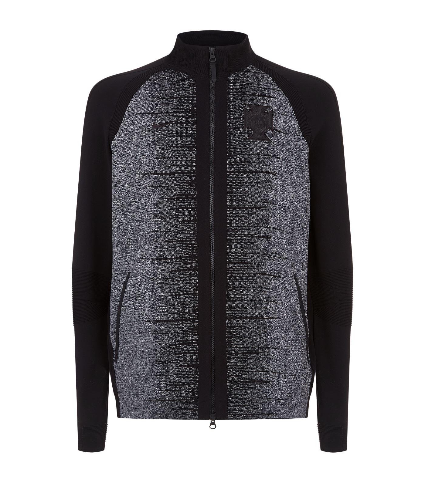 Nike Portugal Tech Knit Jacket in Black for Men | Lyst