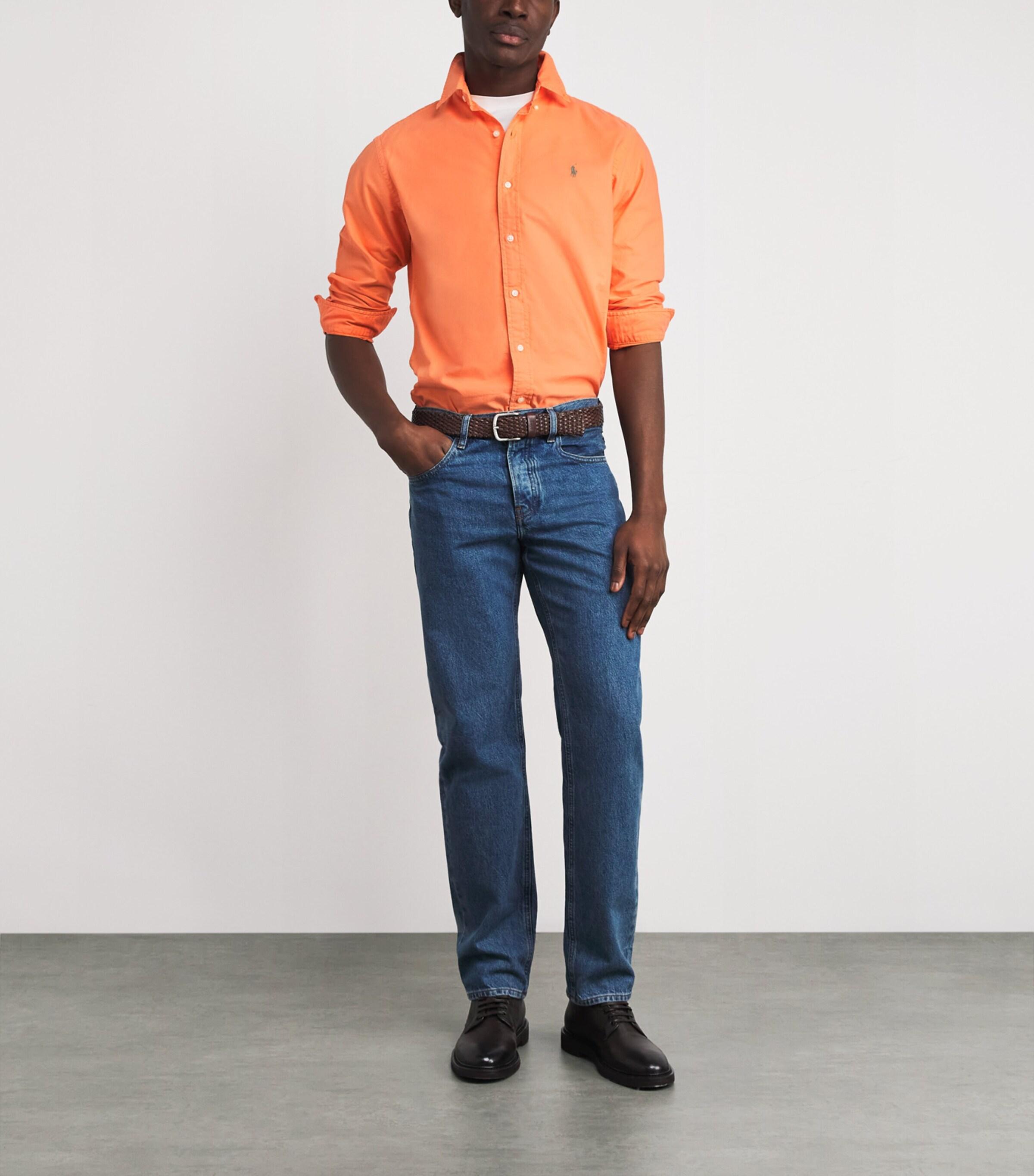 orange ralph lauren dress shirt Men's Orange Casual Shirts | Up to 30% Off