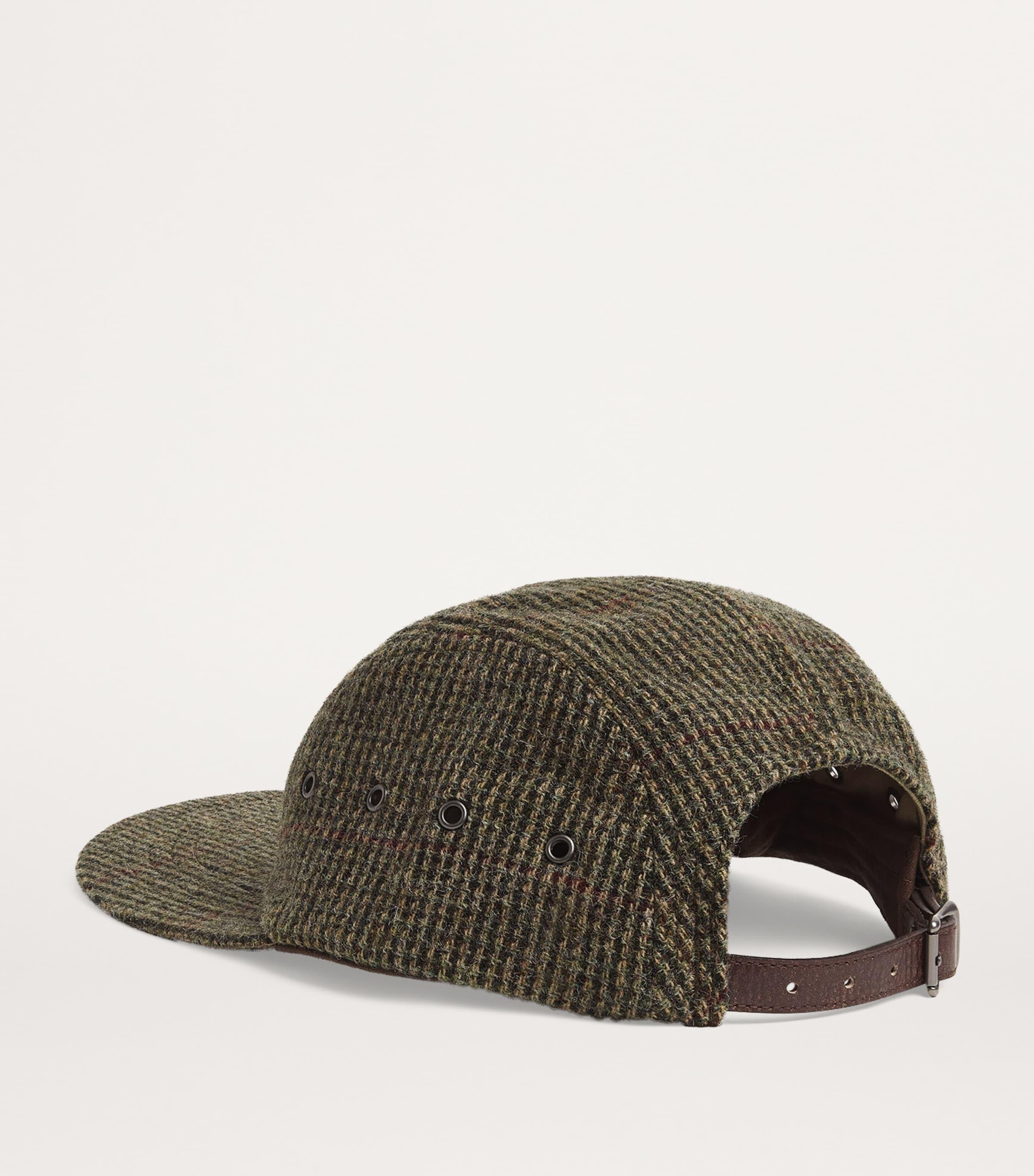 Polo Ralph Lauren Tweed Custom Long-Bill Cap in Green for Men | Lyst