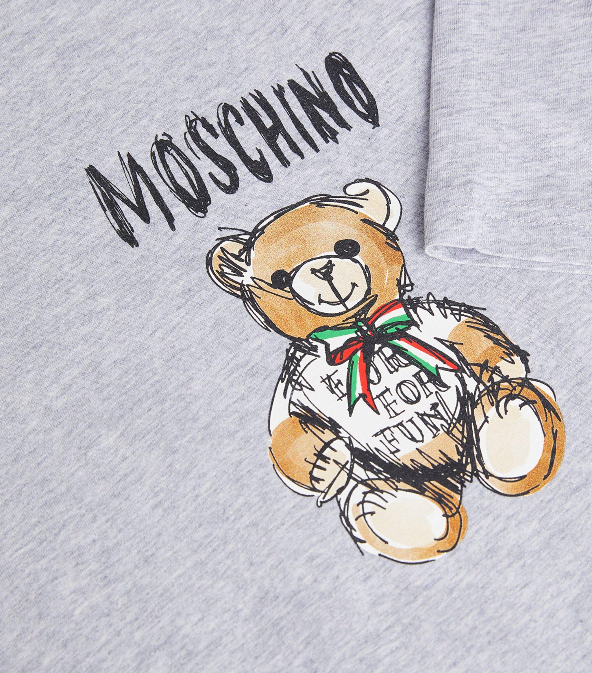 Moschino t shirt mens teddy bear sale