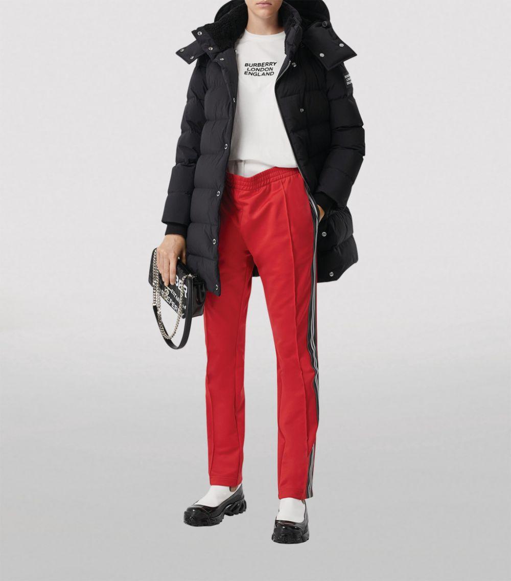 burberry detachable hood belted puffer coat