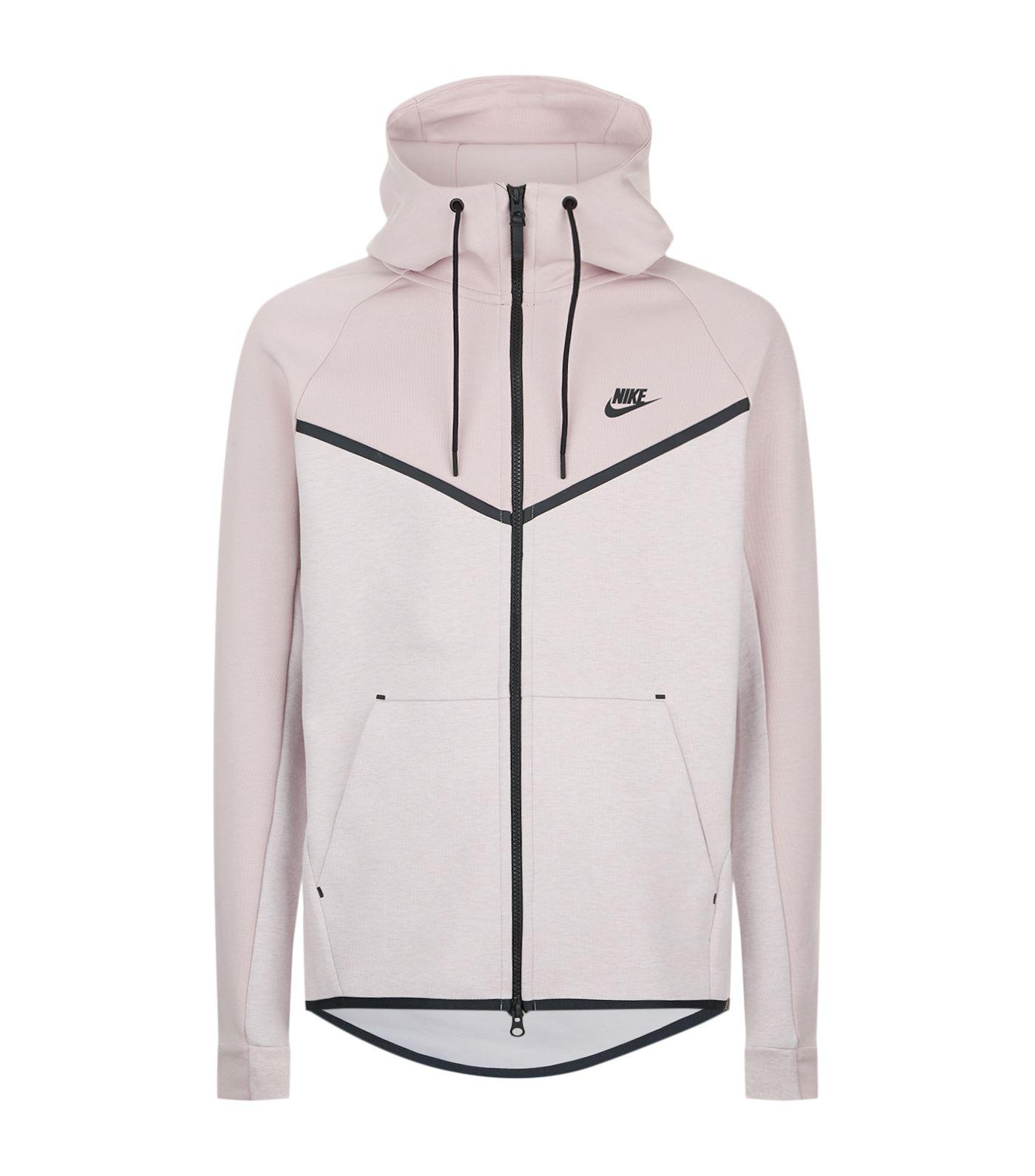 Nike Tech Fleece Windrunner Jacket in Pink | Lyst