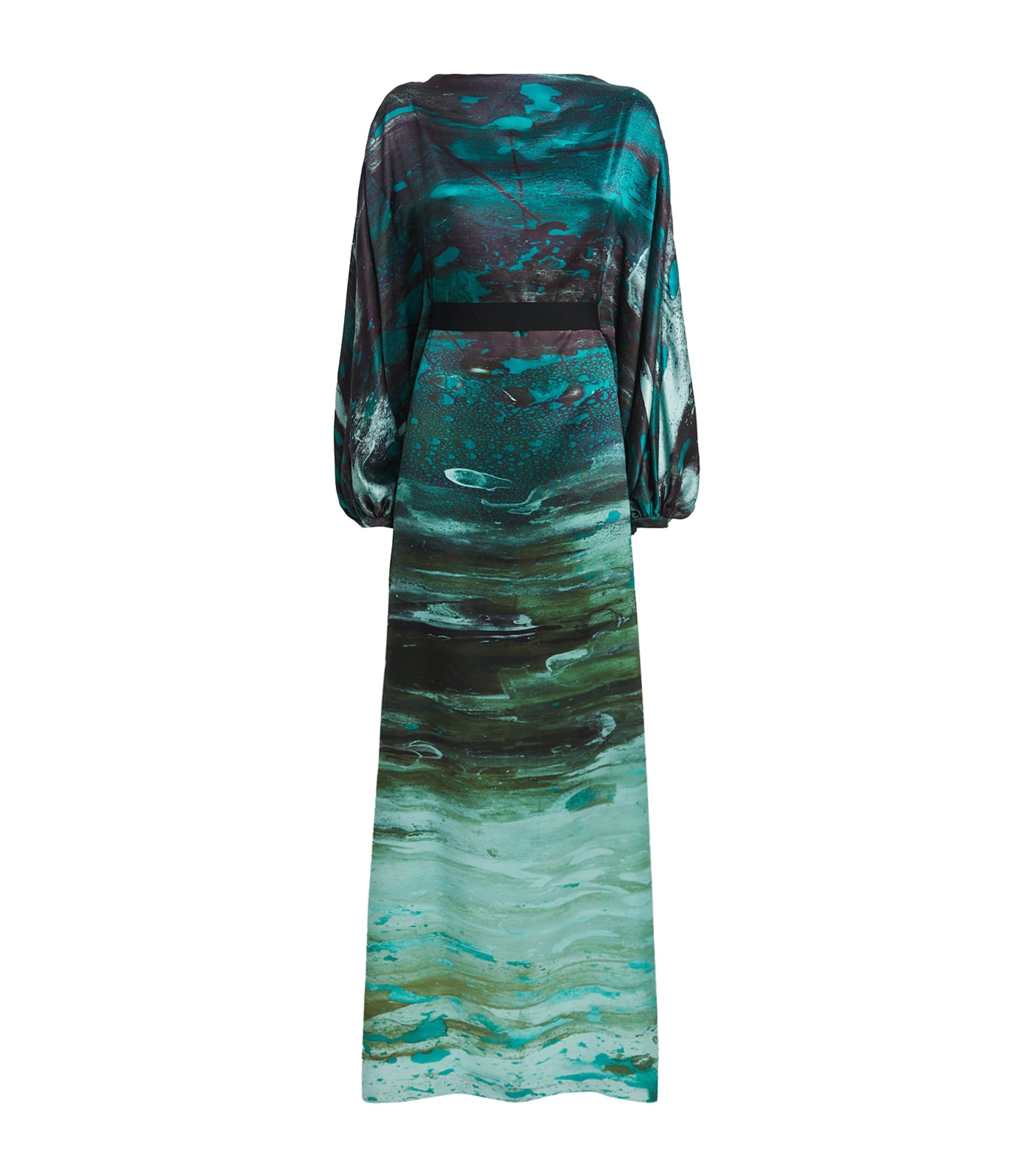 roksanda green dress Designer Silk Dress | Raziya | Roksanda
