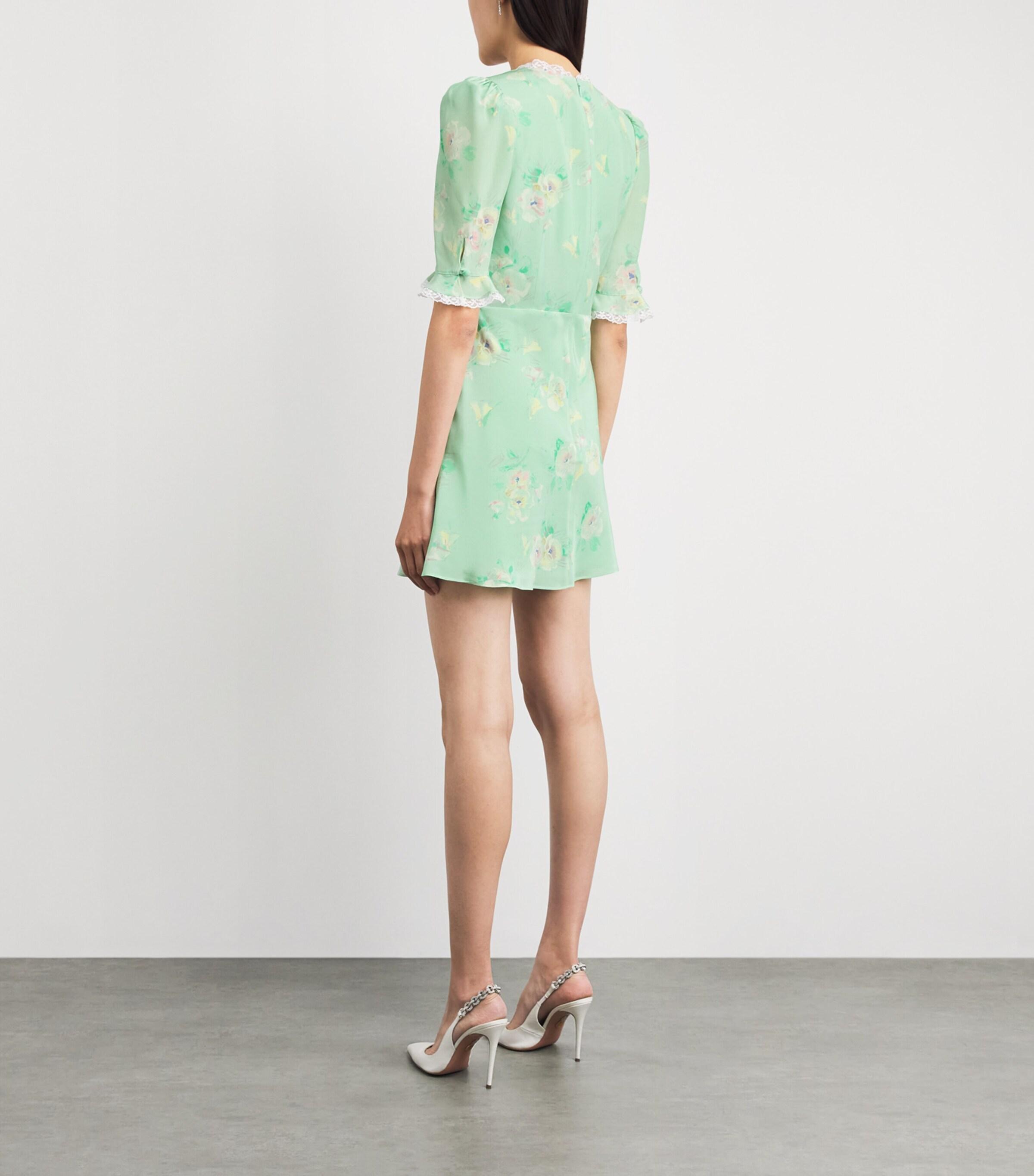 rich green dress Green Linen-Blend Malia Maxi Dress