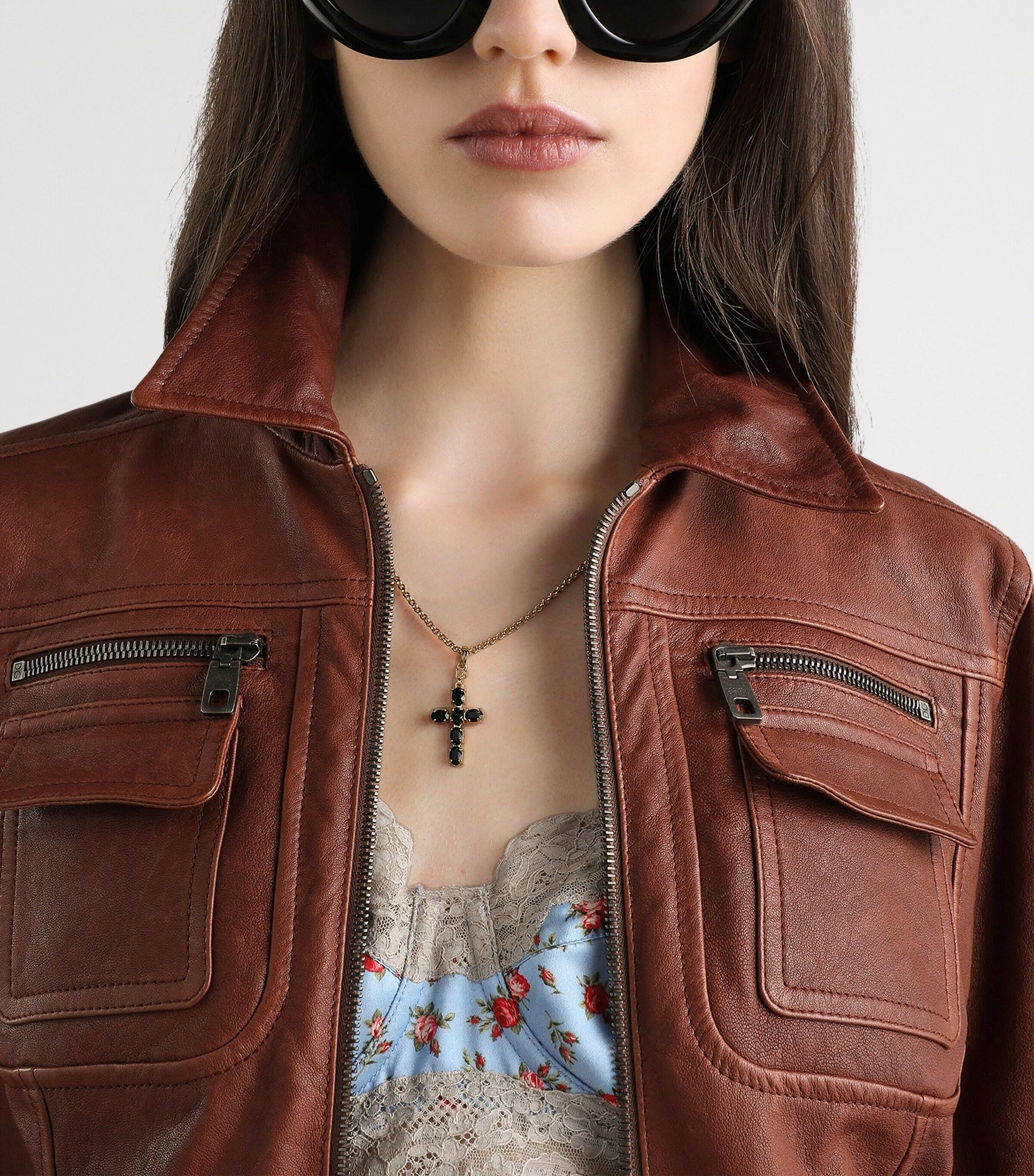 Dolce & Gabbana Leather jackets for Women | Online Sale up to 69