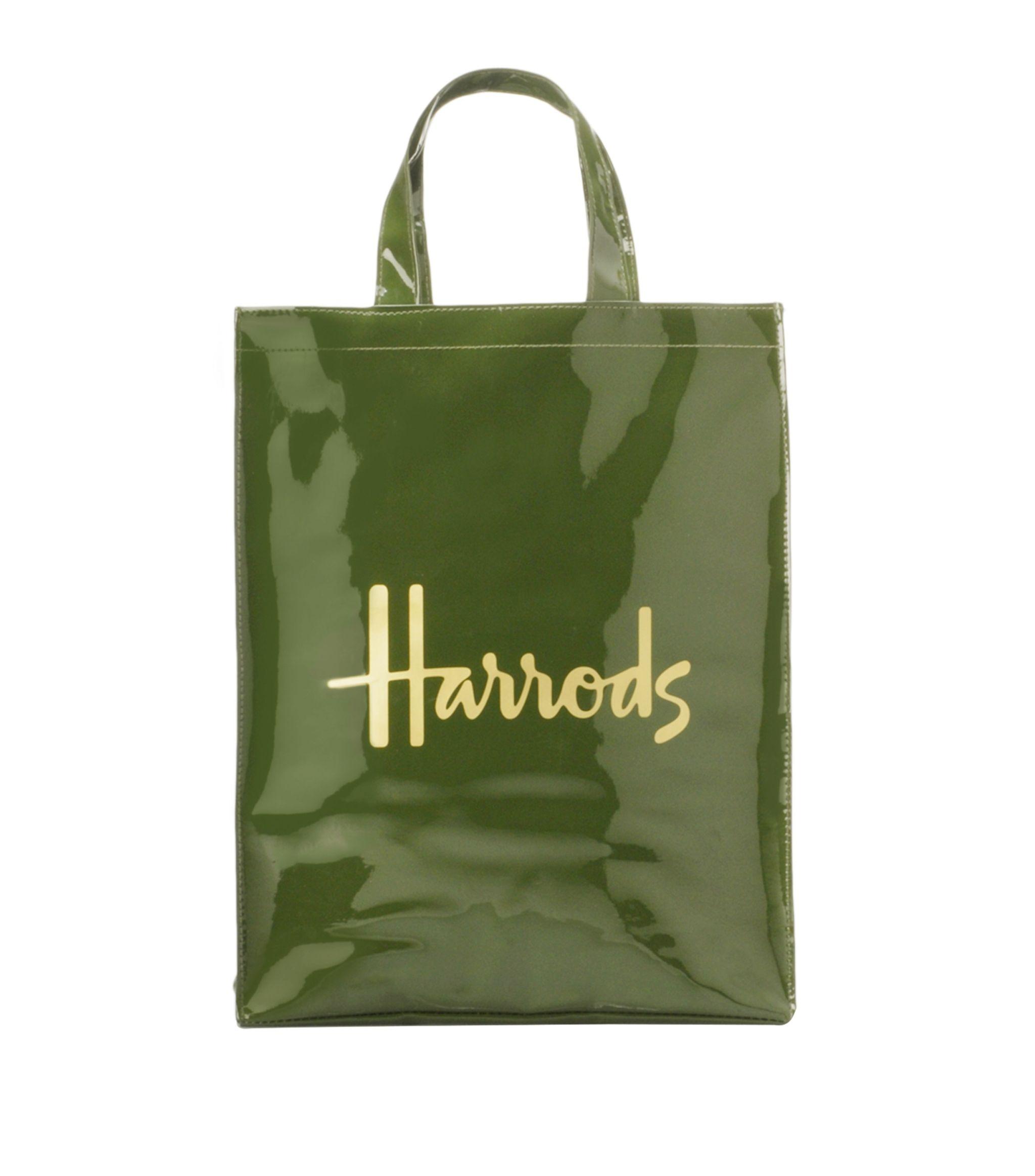 Harrods Medium Logo Shopper Bag in Green Save 3 Lyst