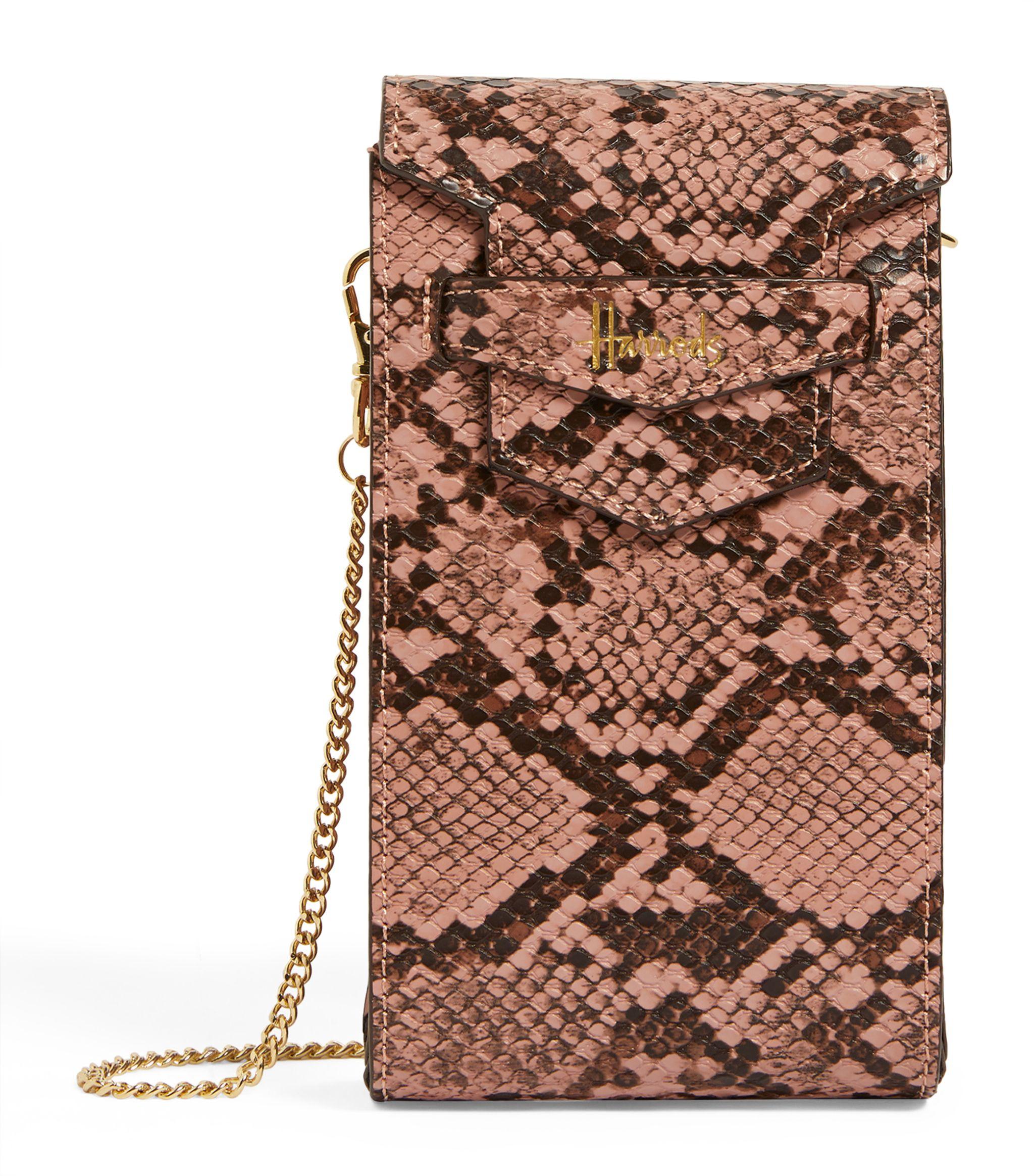 snake print mini bag