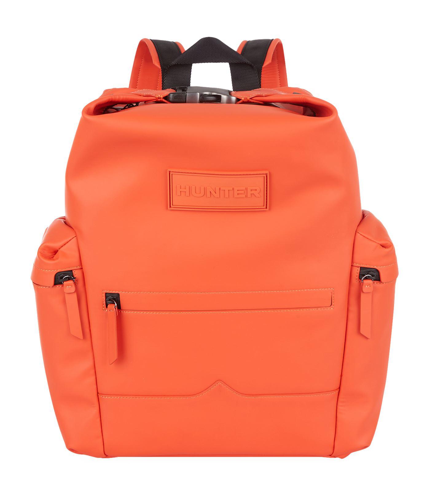 hunter leather backpack