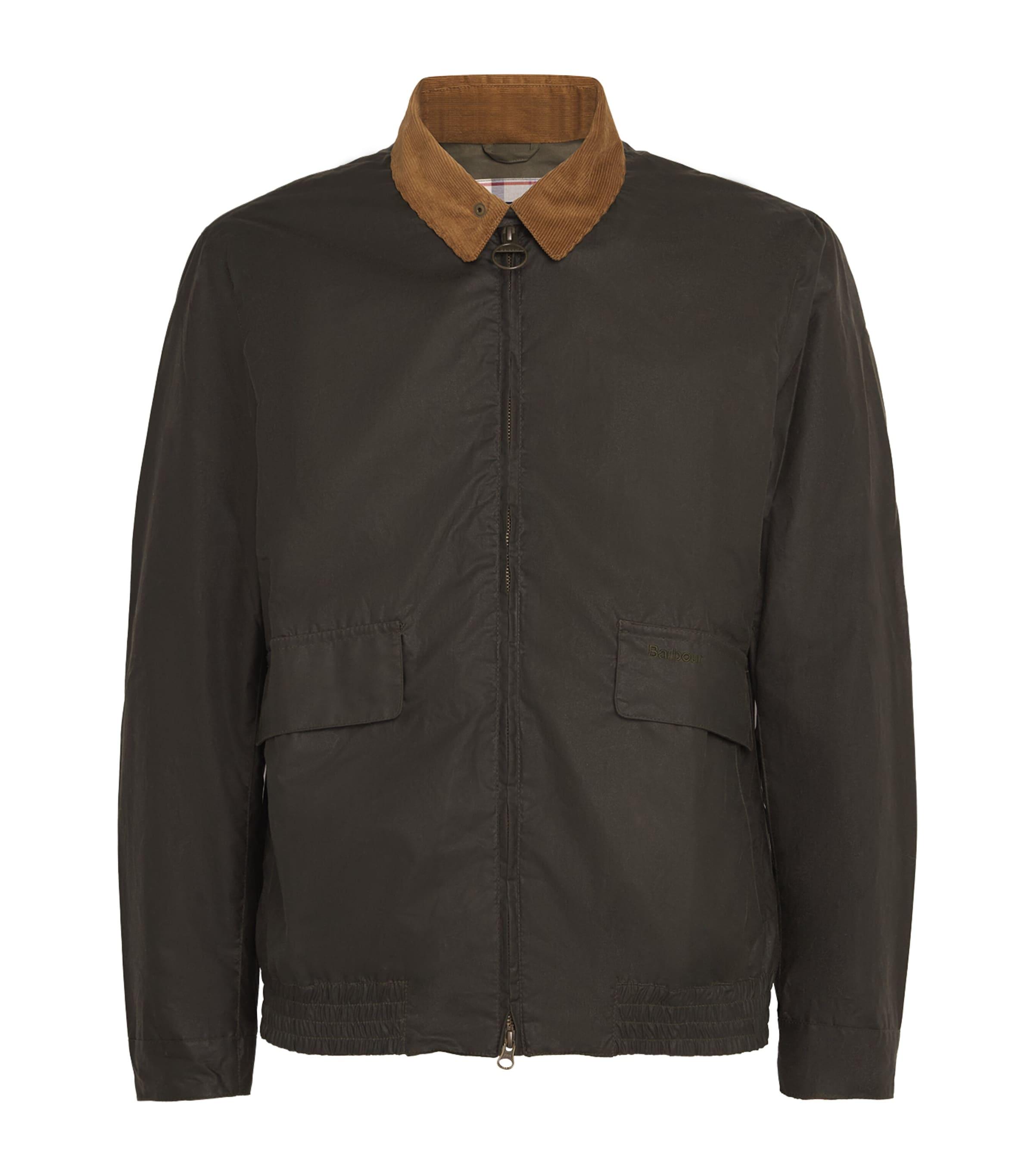 Barbour Waxed Newbury Jacket in Black for Men | Lyst UK