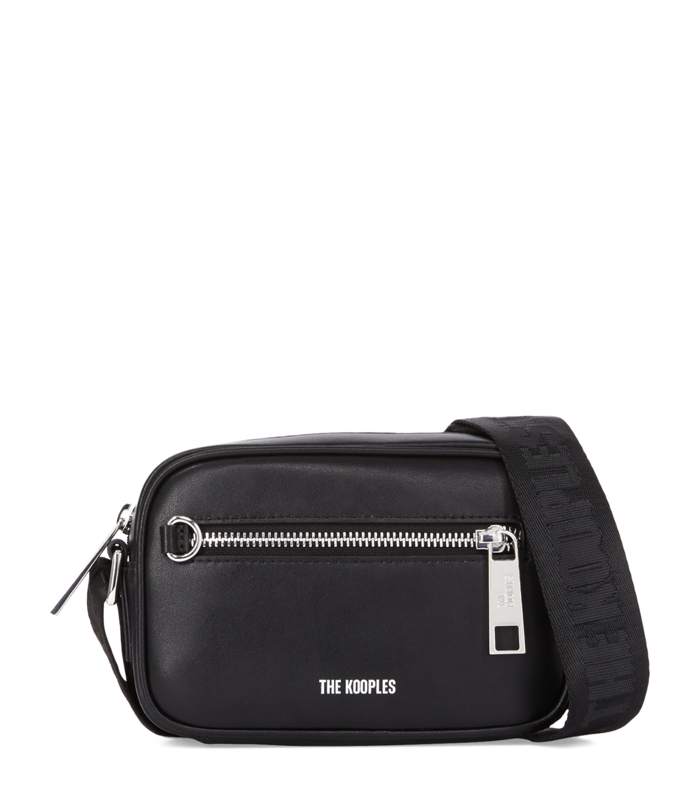 The Kooples Leather Messenger Bag in Black for Men Lyst UK