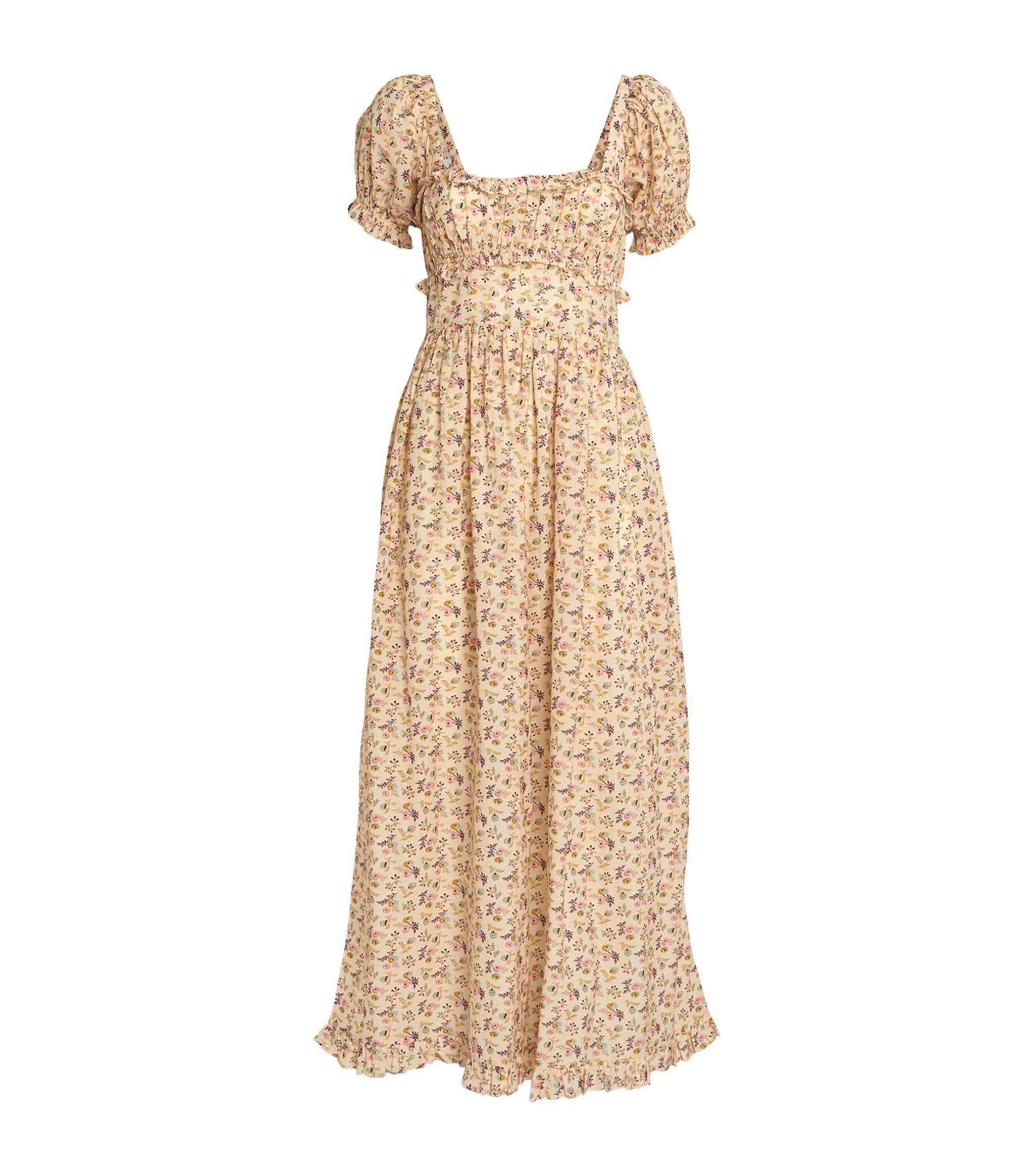fwrd anna october taira midi dress Leora Midi Dress Green