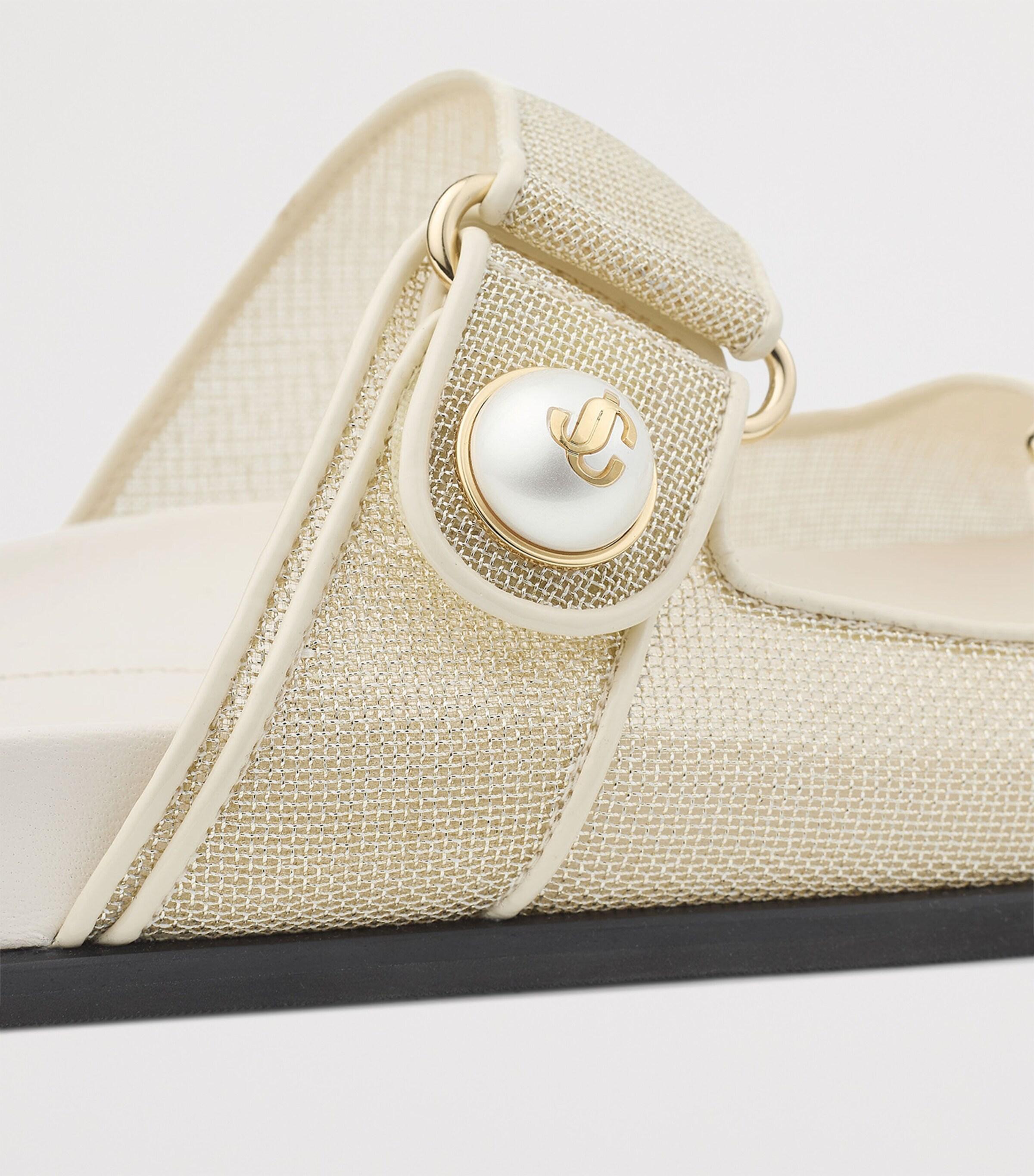 フラットシューズ Jimmy Choo FW25 Sandals (BELINDA SB FLAT JDPSILVER SILVER) Women's Designer Sandals | Heeled & Flat | JIMMY CHOO US