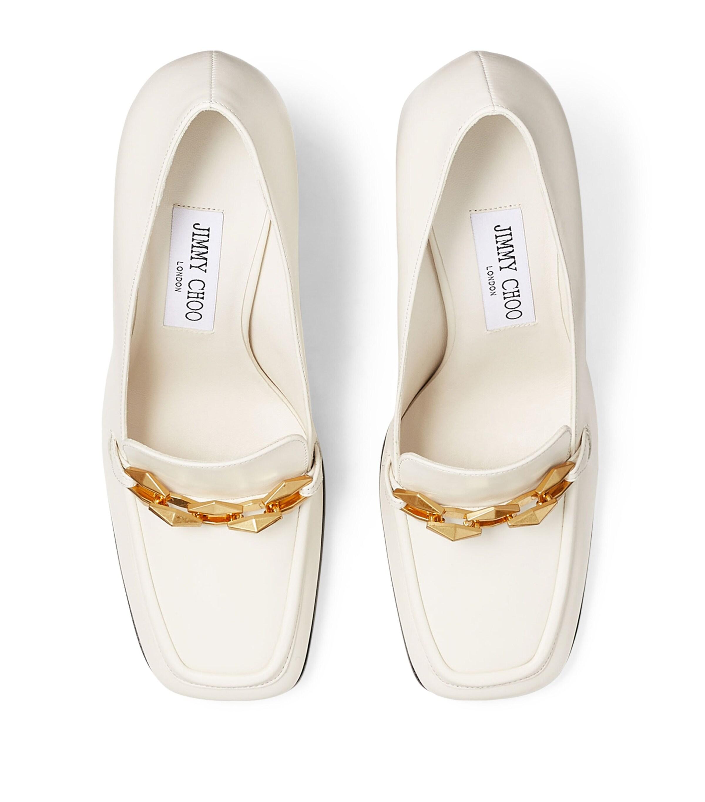 Jimmy Choo Diamond Tilda 85 Pumps in White | Lyst