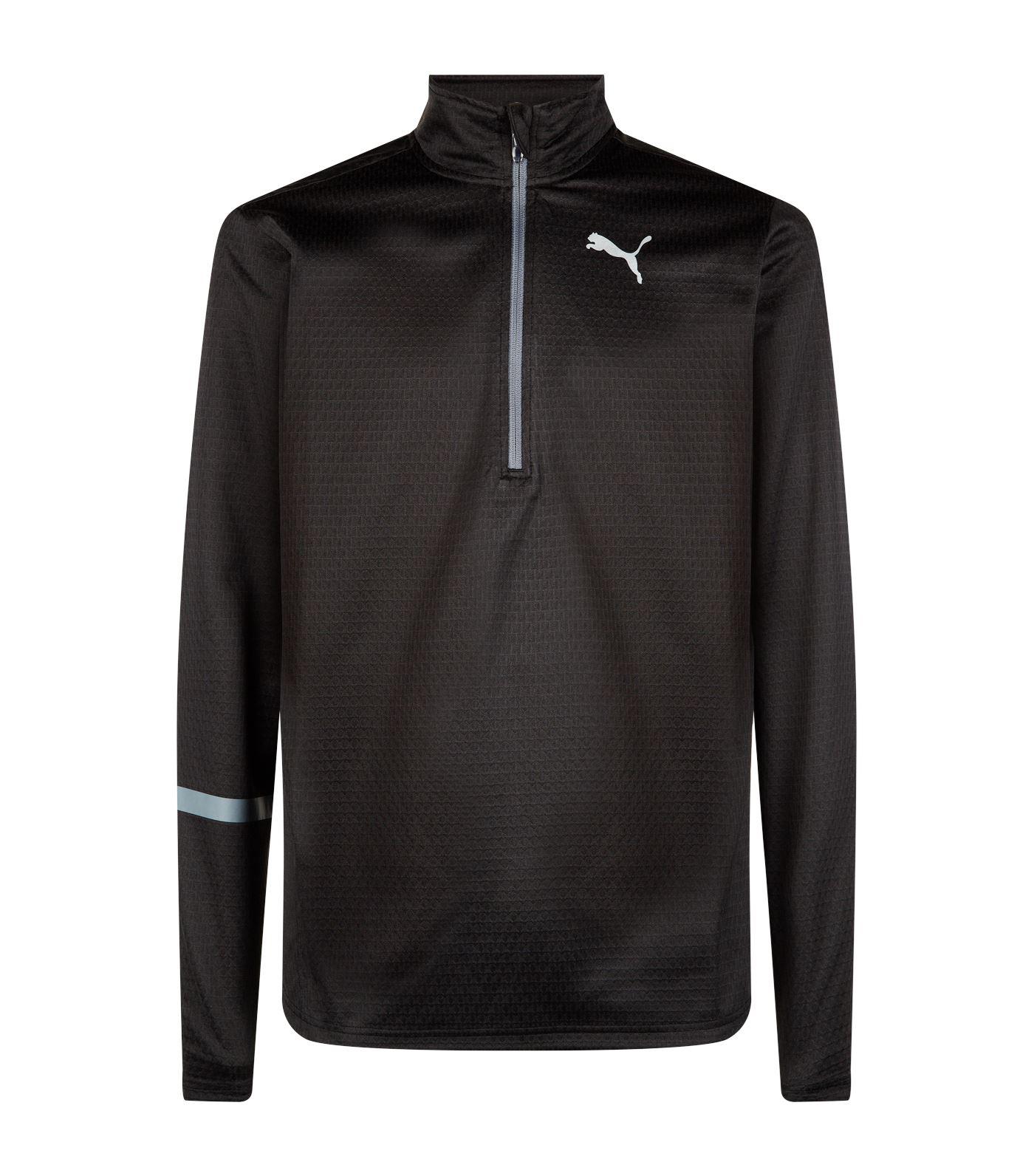 mens zip running top