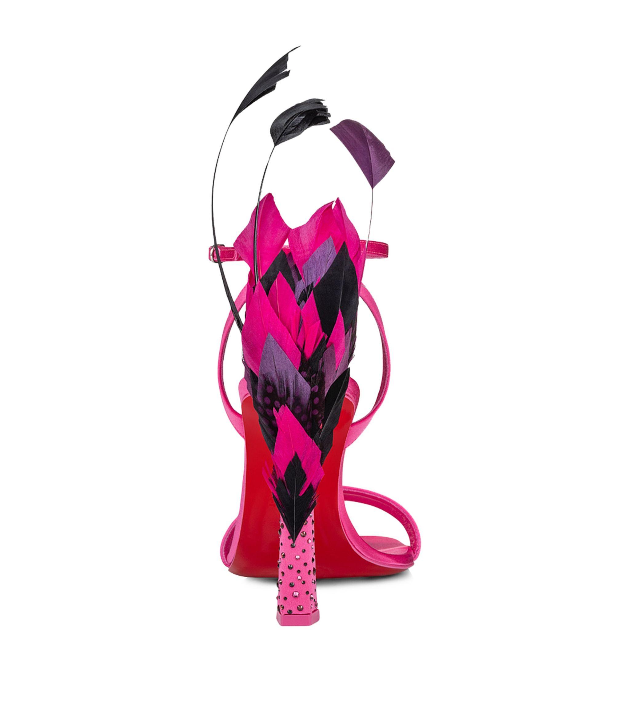 Christian Louboutin Condora Queen Feather-embellished Christian Louboutin Condora Queen Feather-embellished