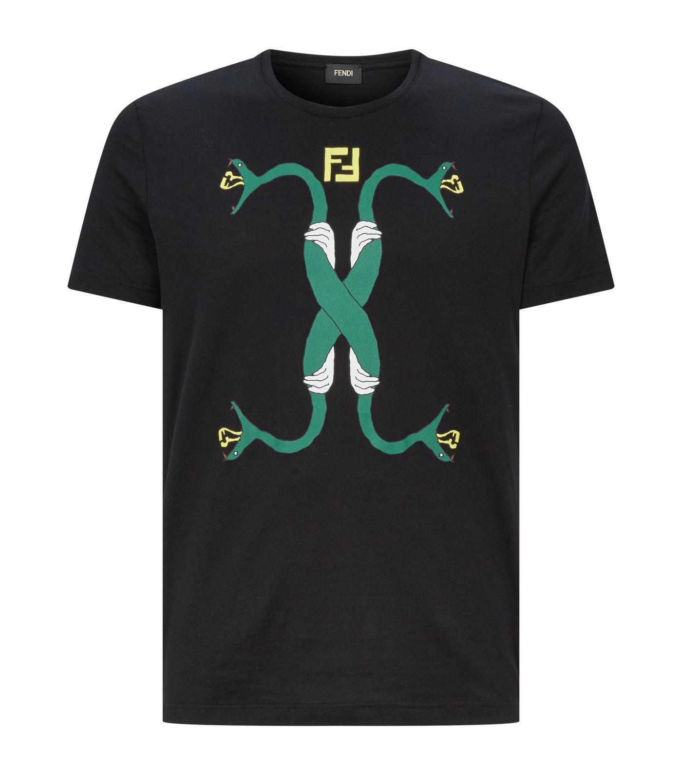 fendi snake t shirt