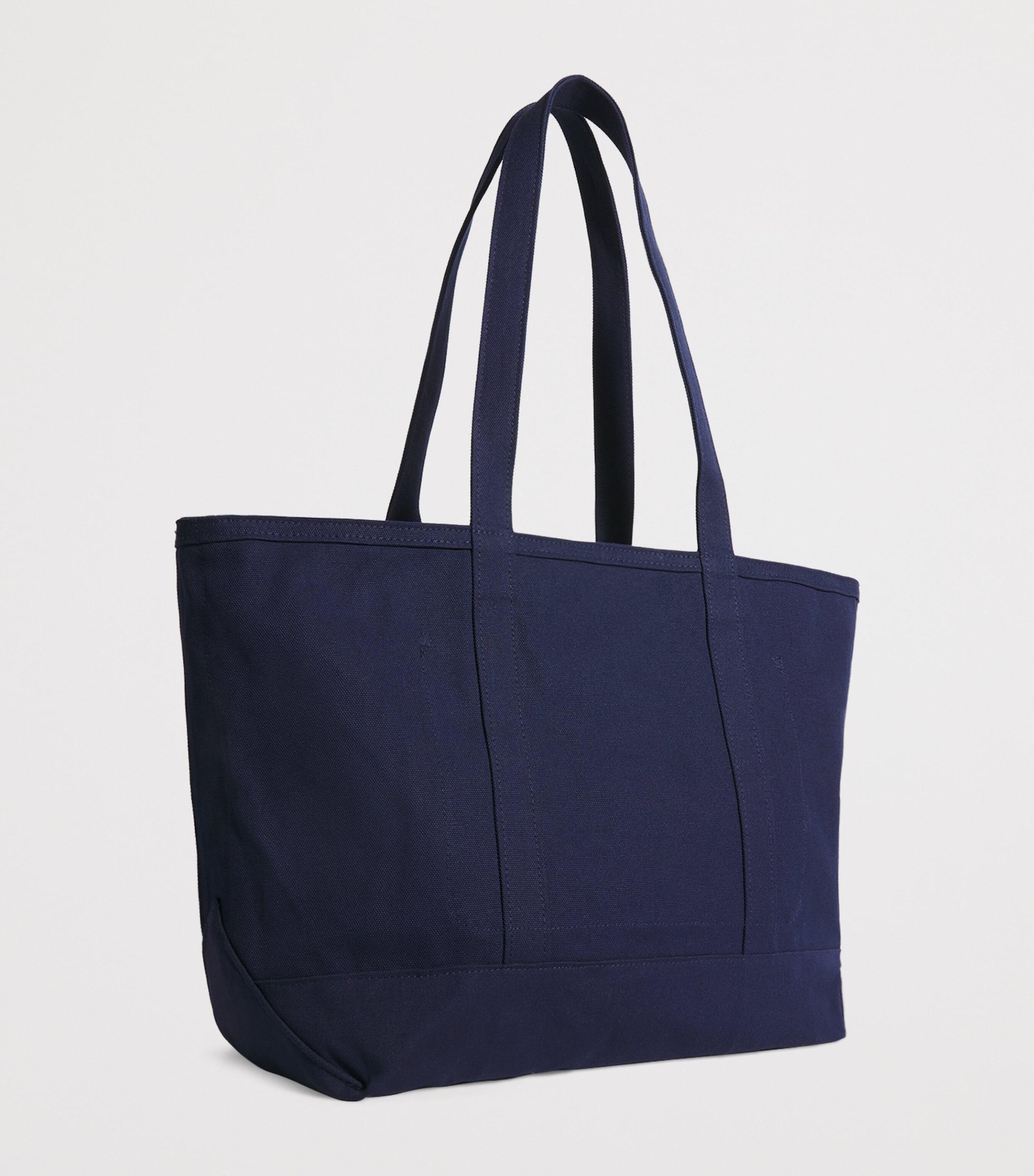 Polo Ralph Lauren Cotton Canvas Polo Bear Tote Bag in Blue for Men