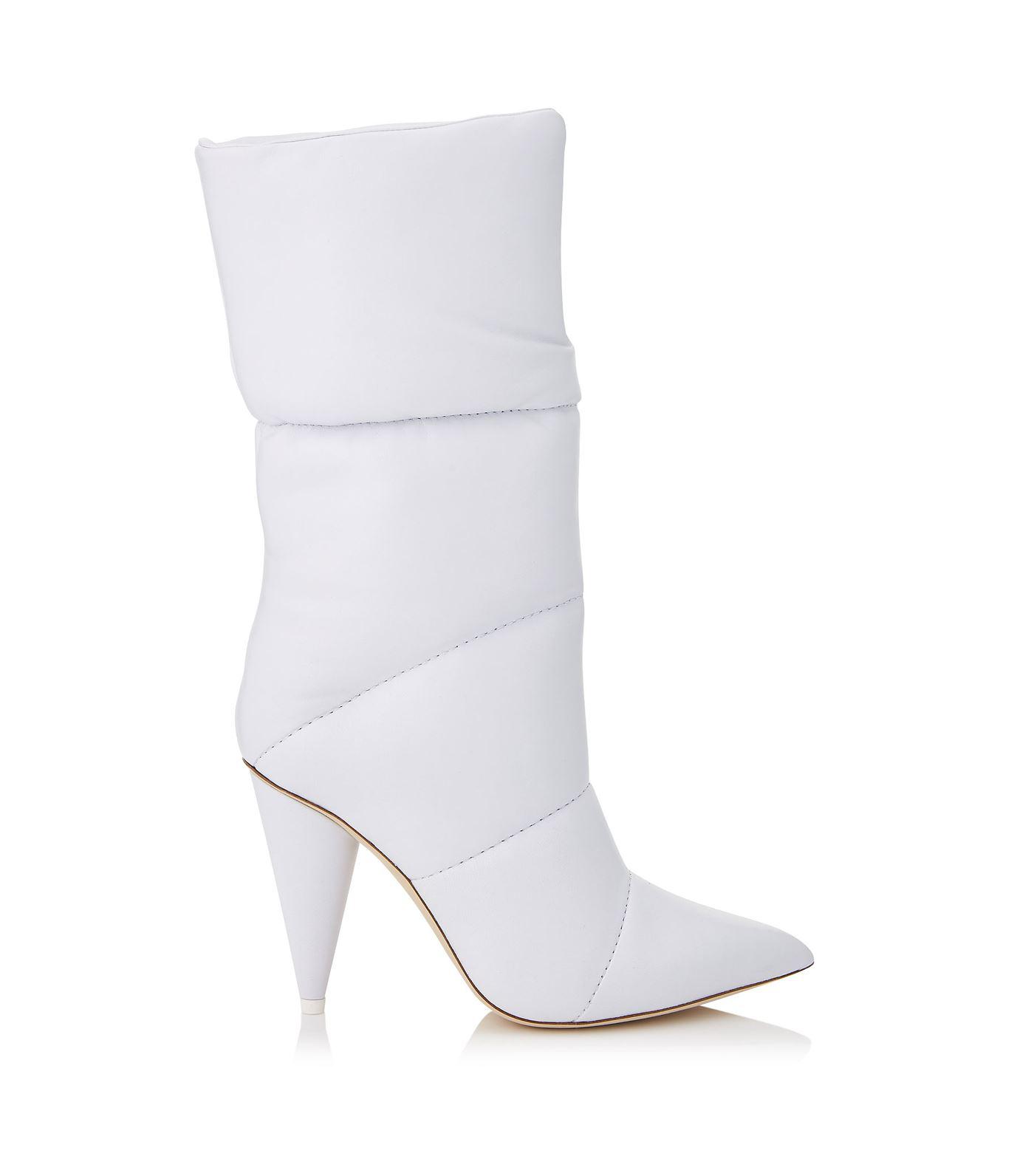 Jimmy Choo X Off-white Sara 100 Leather Boots | Lyst