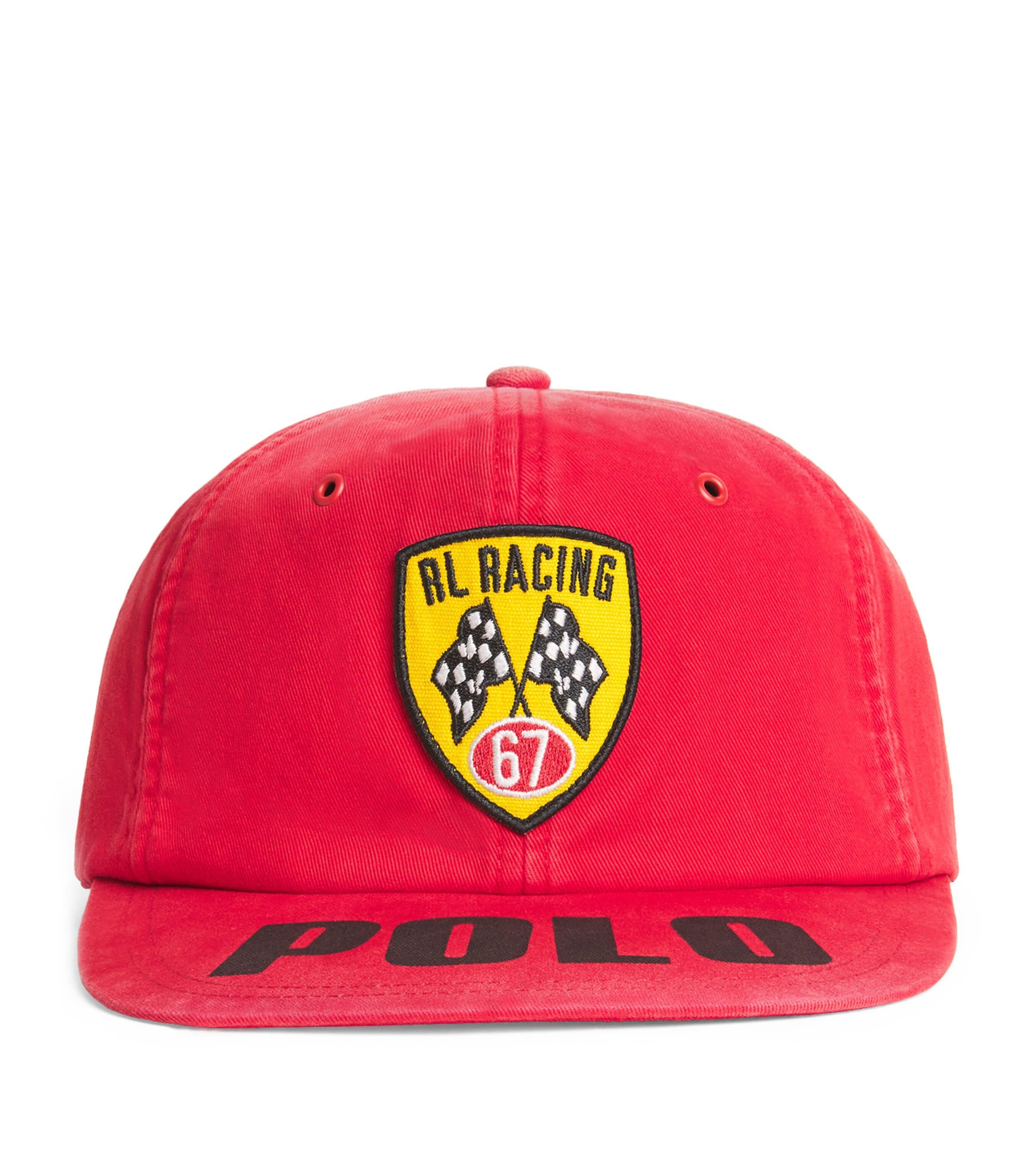 POLO RALPH LAUREN RL RACING キャップ Polo Ralph Lauren Rl Racing Cap in Pink for Men | Lyst