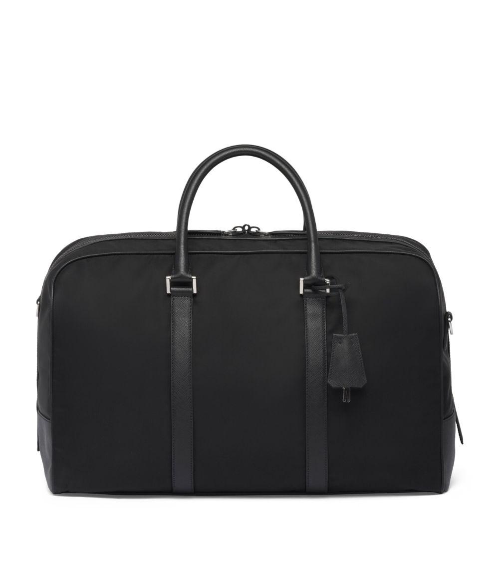 Prada Re Nylon Duffle Bag in Black for Men Lyst UK