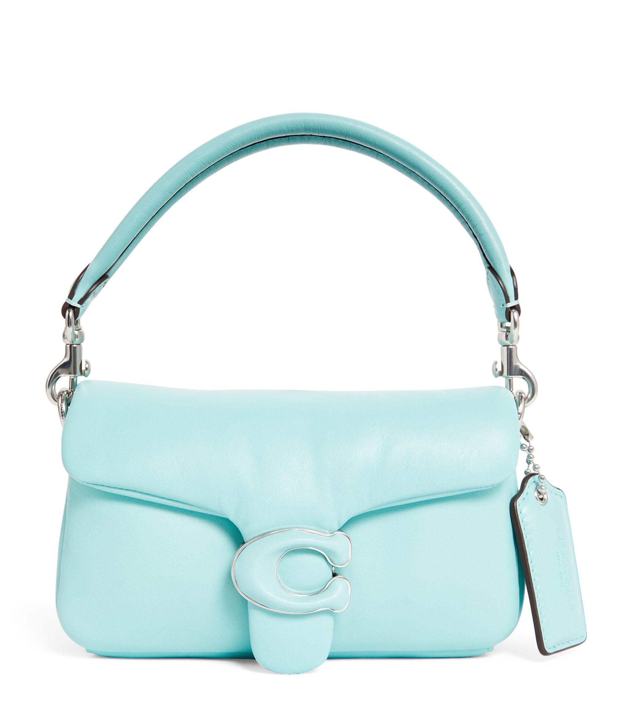 COACH Leather Pillow Tabby Cross-body Bag in Blue | Lyst