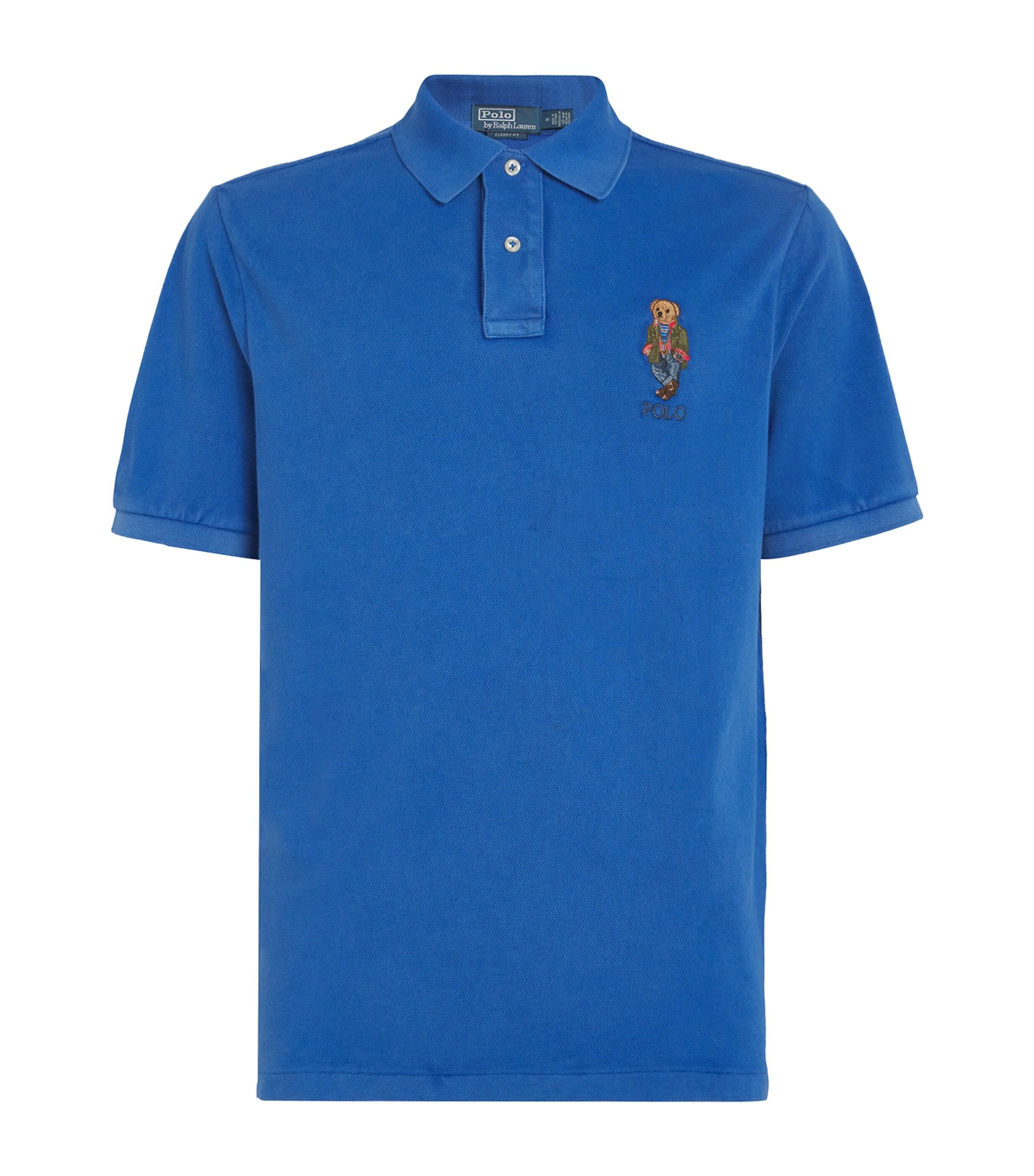 Polo Ralph Lauren Polo Bear Polo Shirt in Blue for Men Lyst UK