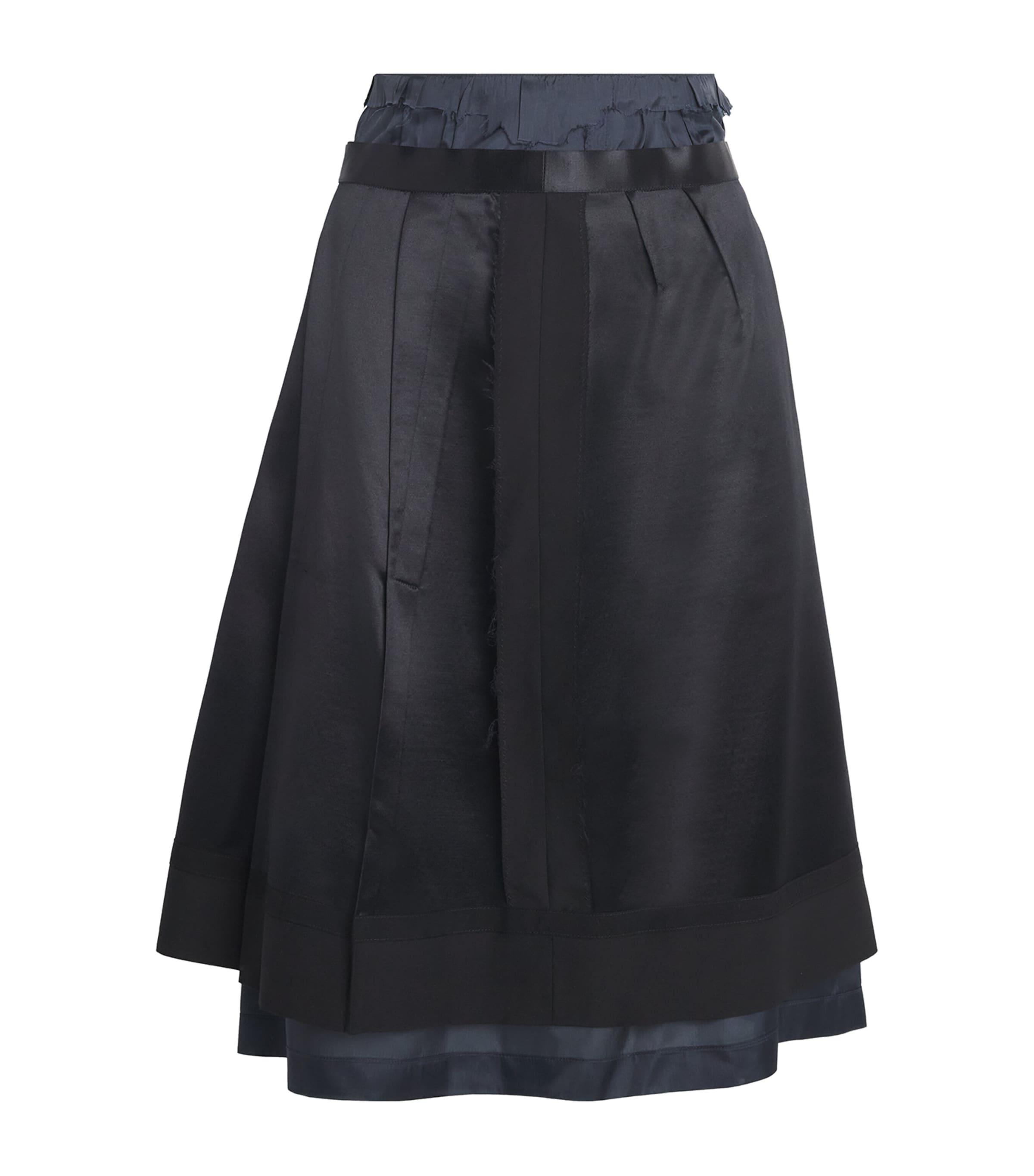 スカート MAISON MARGIELA Black Twill Skirt Twill Mini Skirt by MM6 Maison Margiela | Rent the Runway