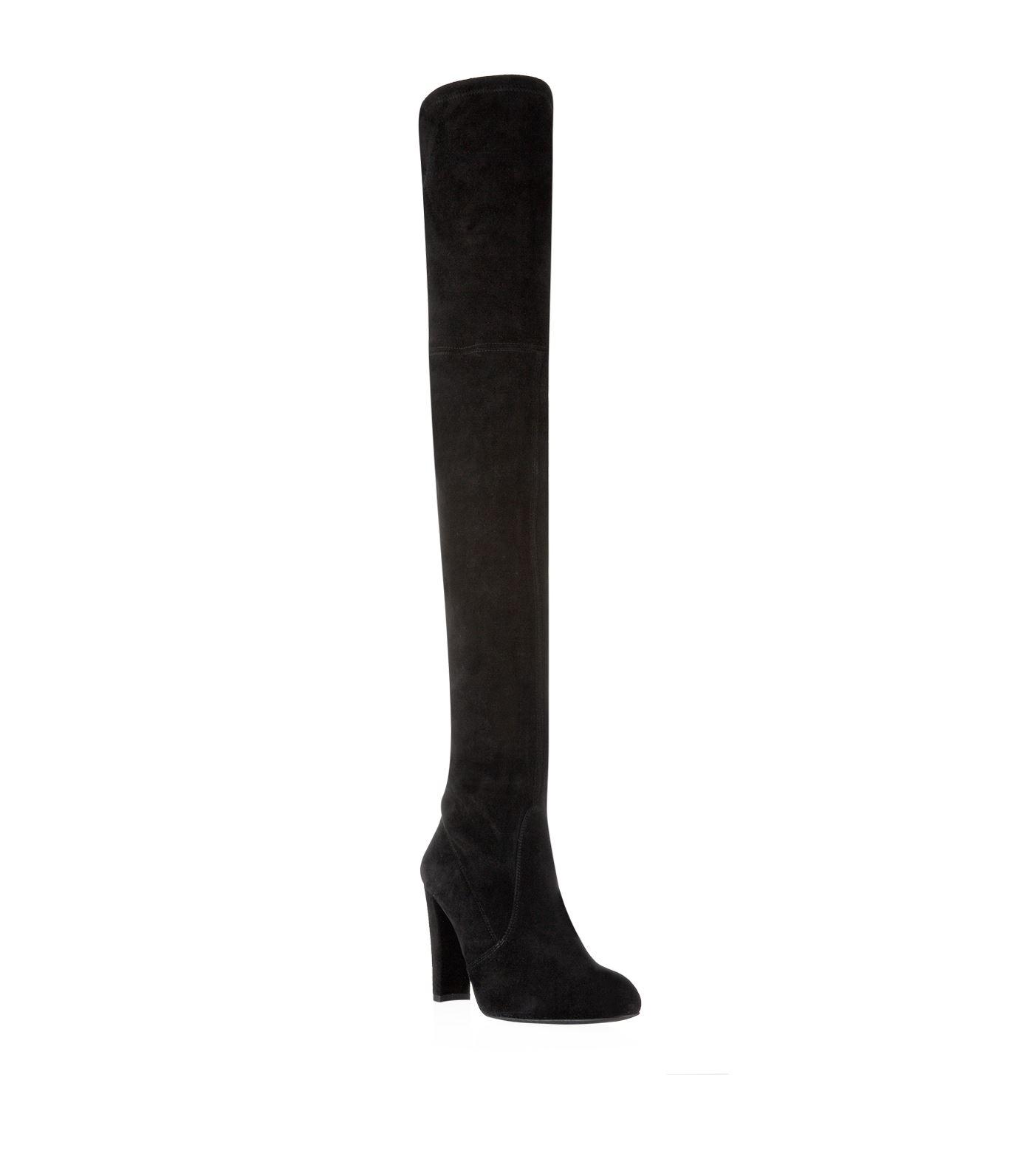 stuart weitzman suede highland boots