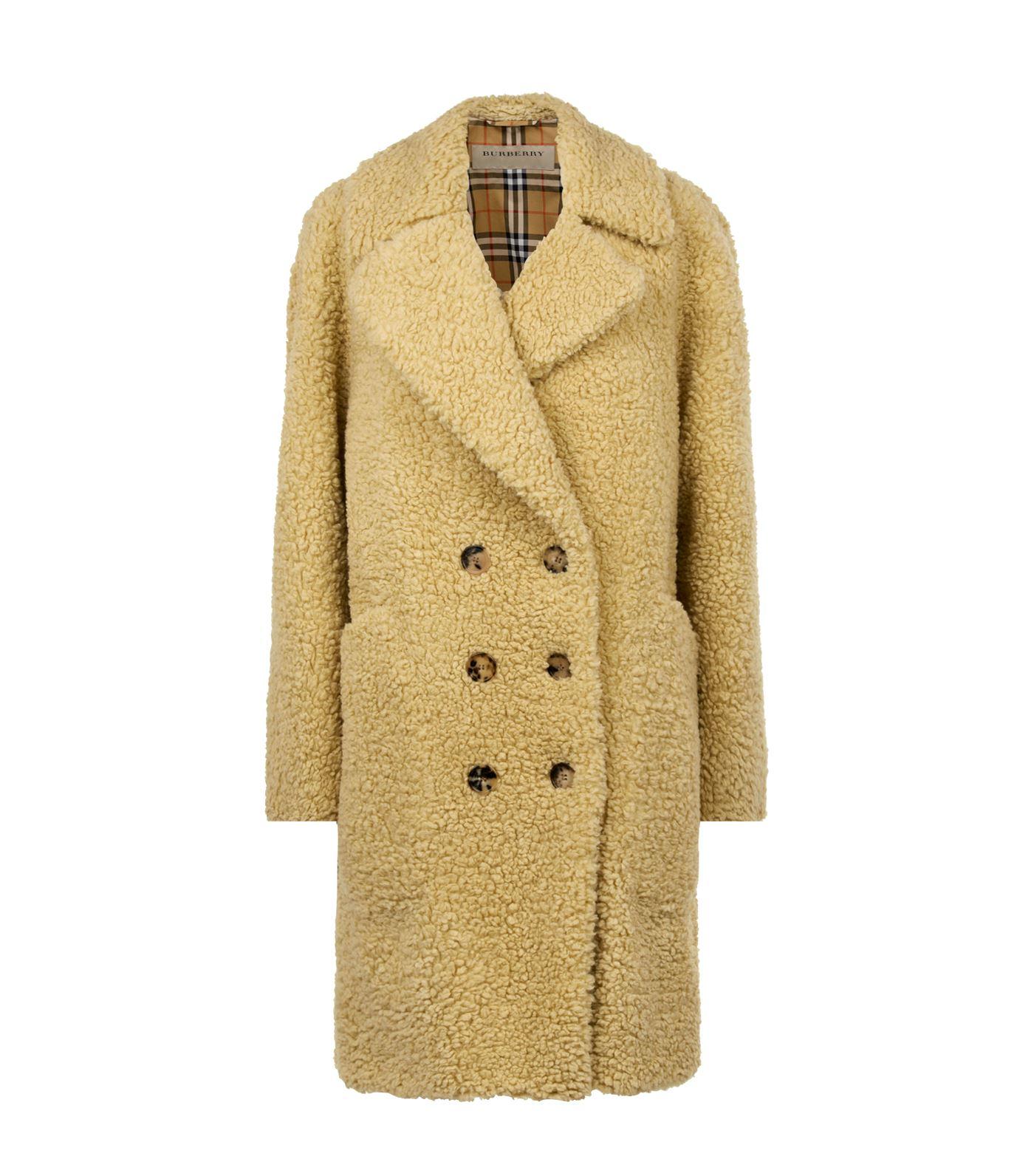 burberry teddy coat