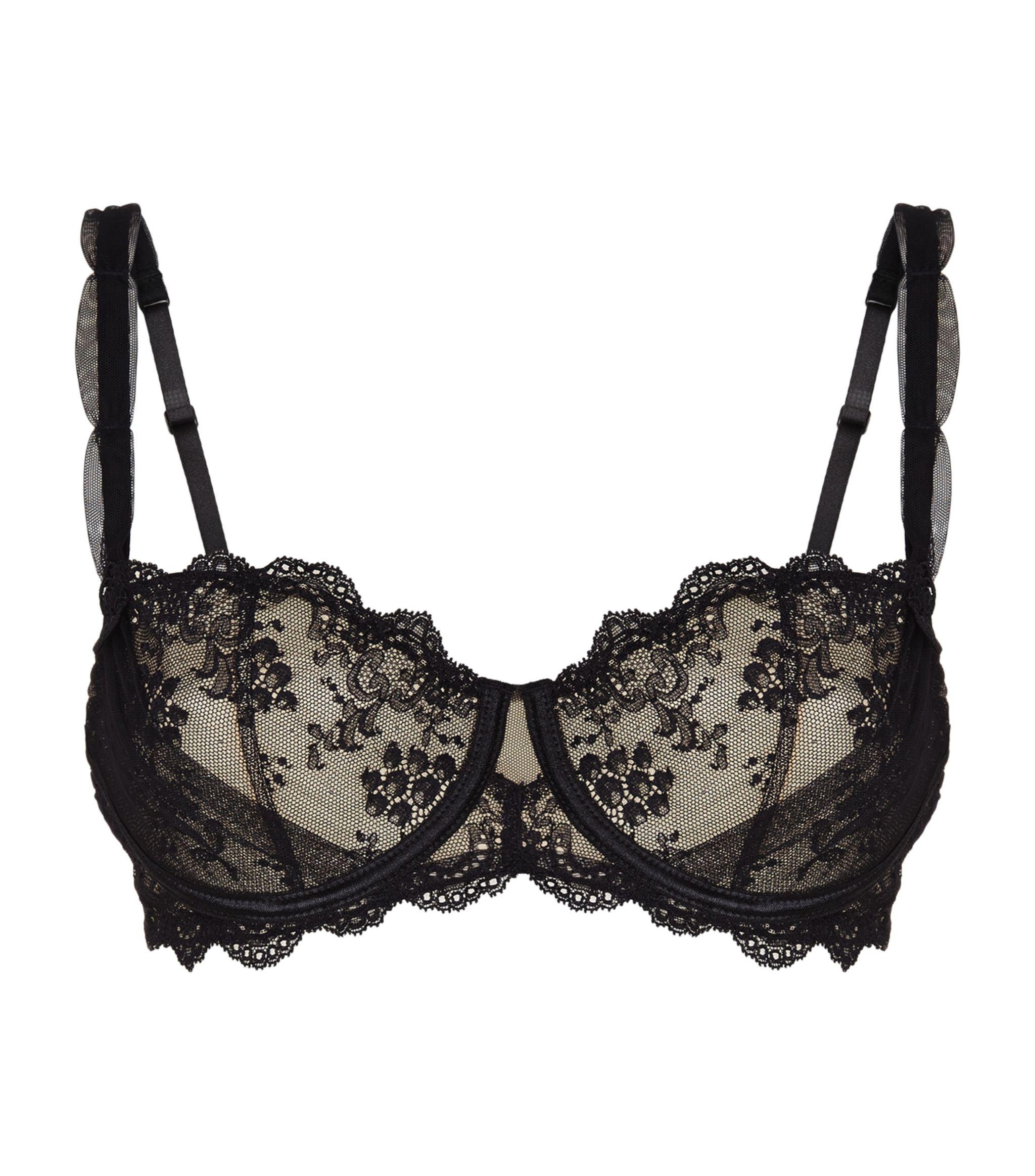 Aubade Lace Half Cup Bra in Black - Save 2% - Lyst