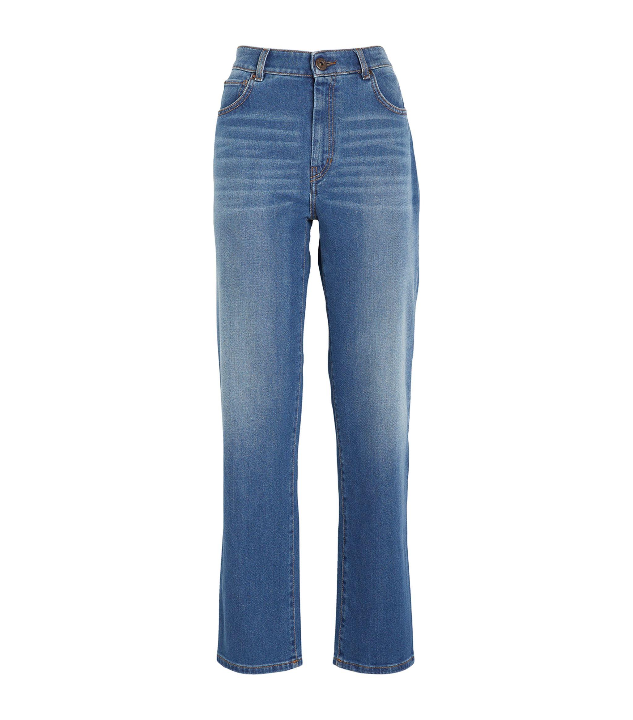 Weekend by Maxmara Ortisei Straight-Leg Jeans in Blue | Lyst