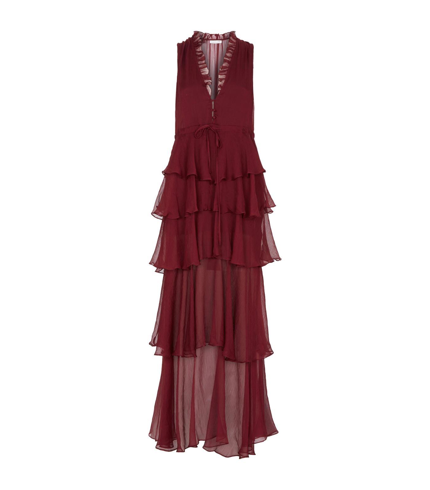 shona joy tiered maxi dress