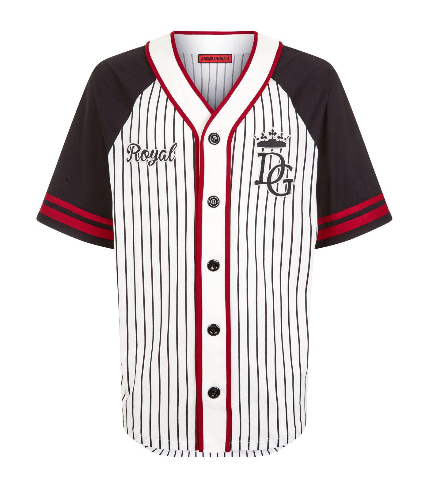 Dolce & Gabbana Baseball Shirt in Red for Men | Lyst