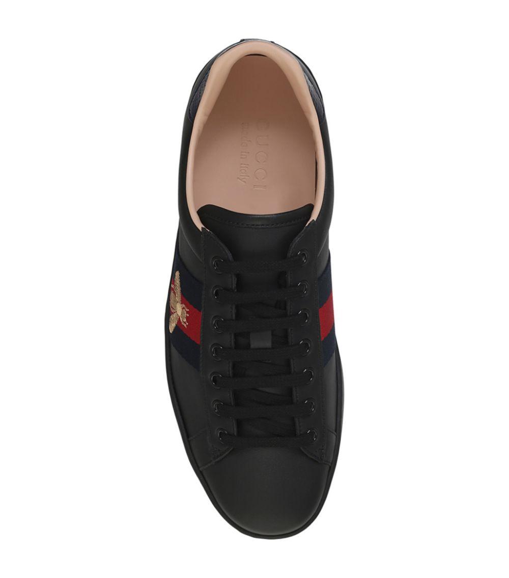 Gucci Leather Ace Bee Sneakers for Men - Lyst