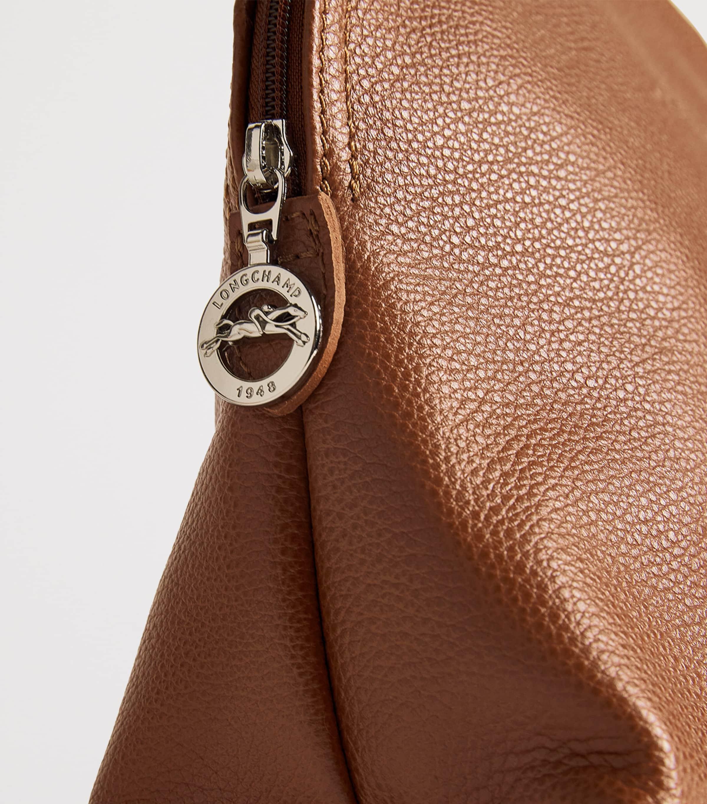 Leather How To Wash Longchamp Longchamp Leather Le Foulonné Wash Bag In  Black Lyst UK