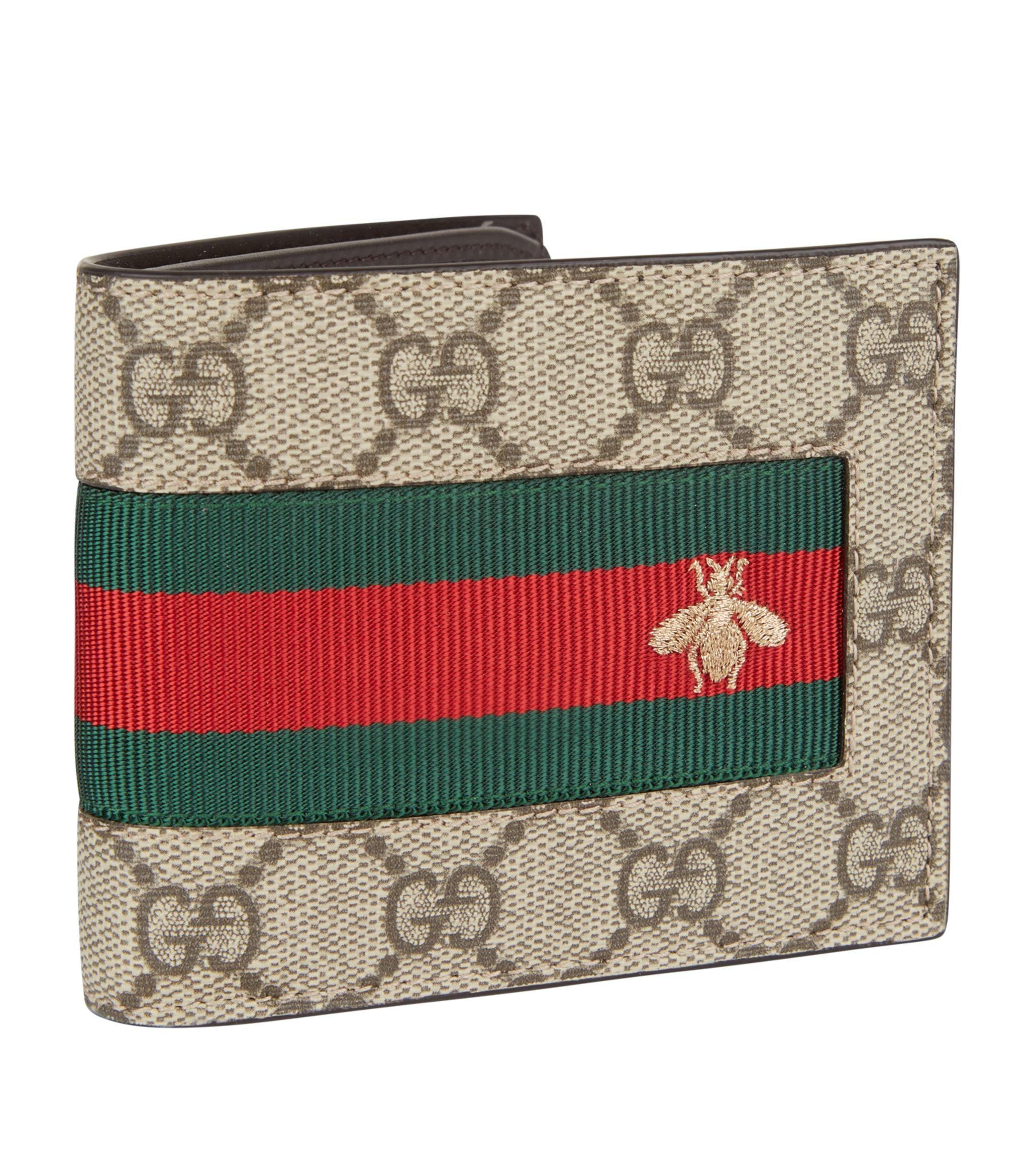gucci web supreme wallet