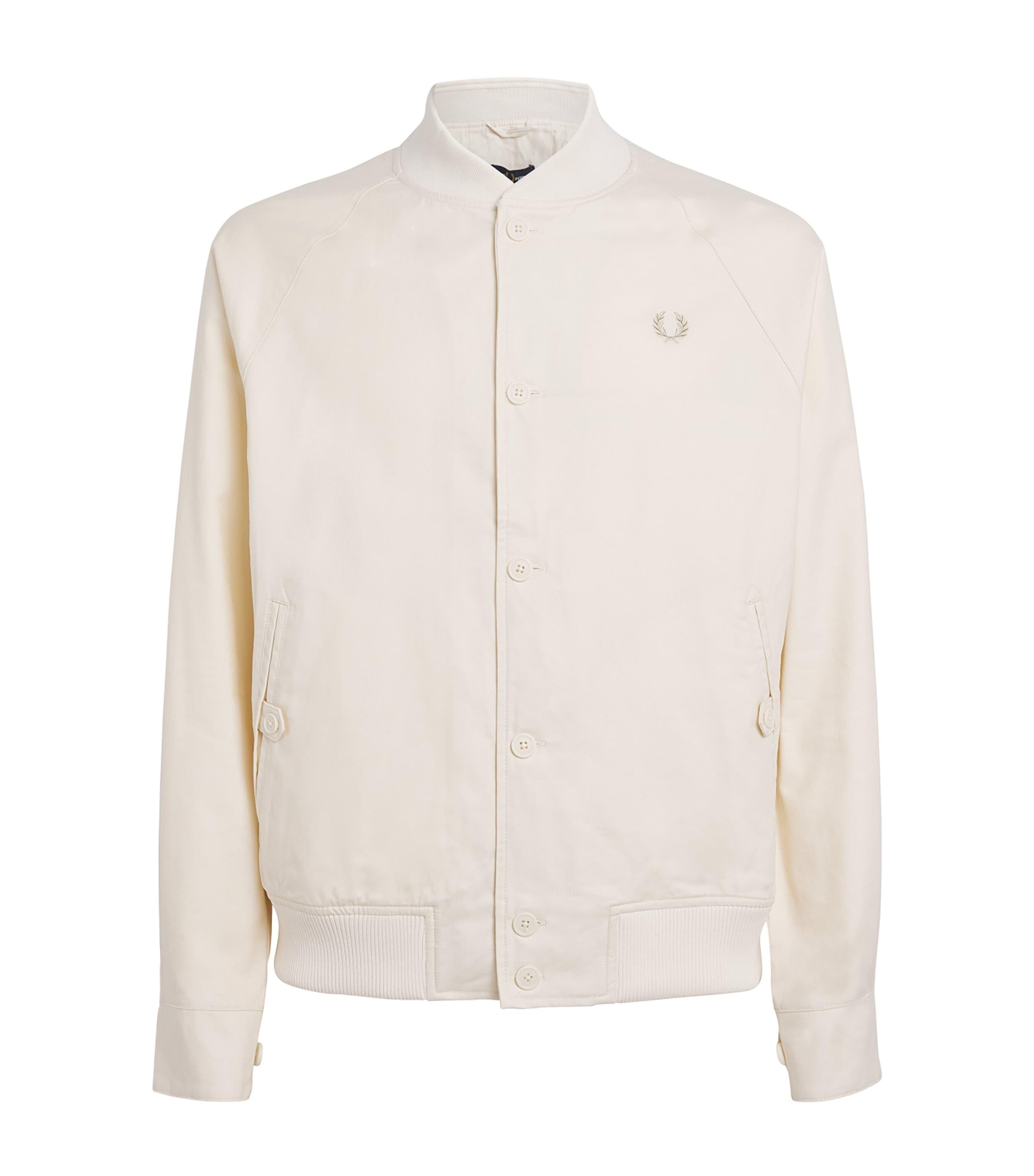 fred-perry-Beige-Cotton-Blend-