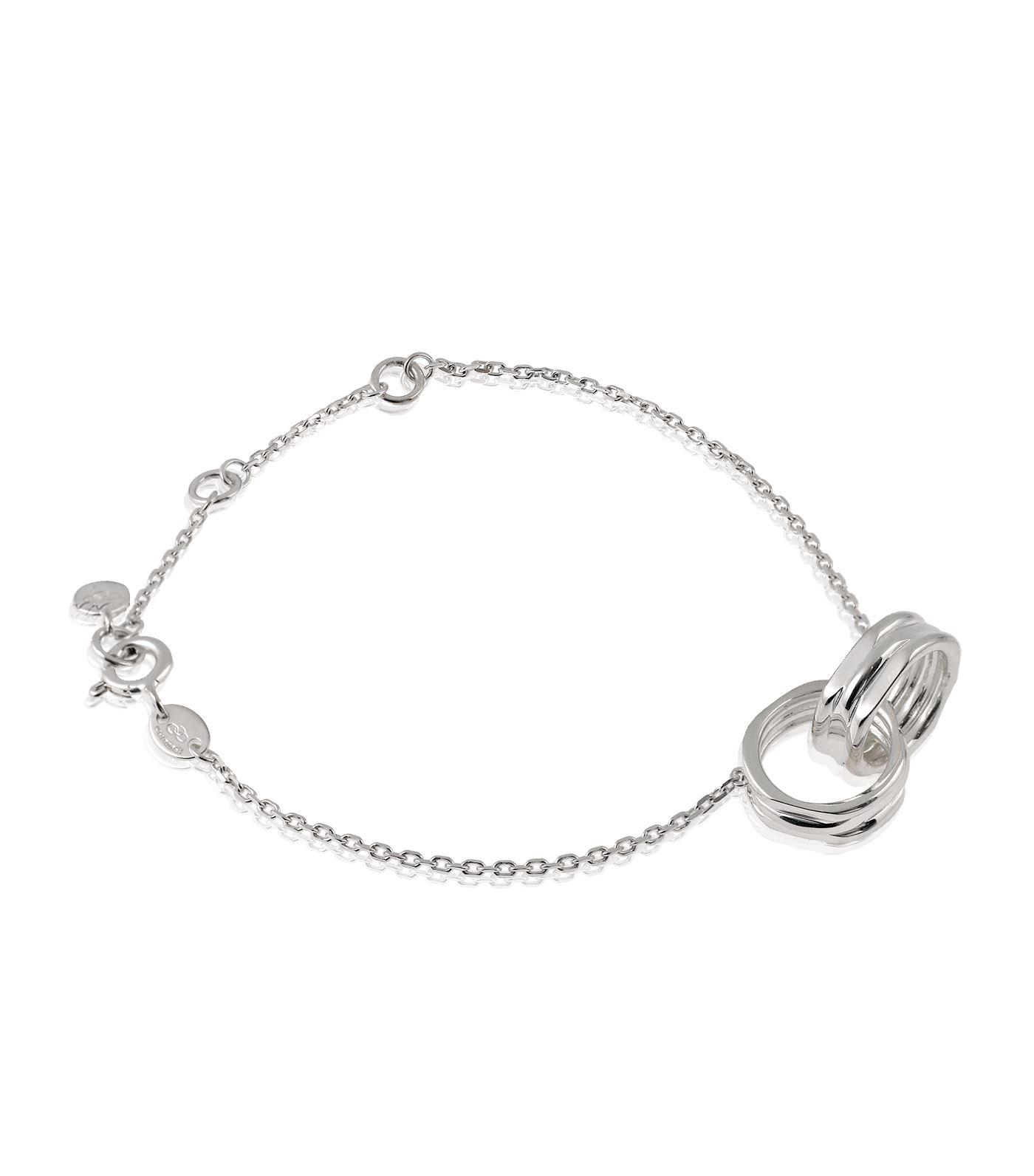 Links Of London Interlocking Bracelet Silver In Metallic Lyst Links Of London Interlocking Bracelet Silver In Metallic Lyst