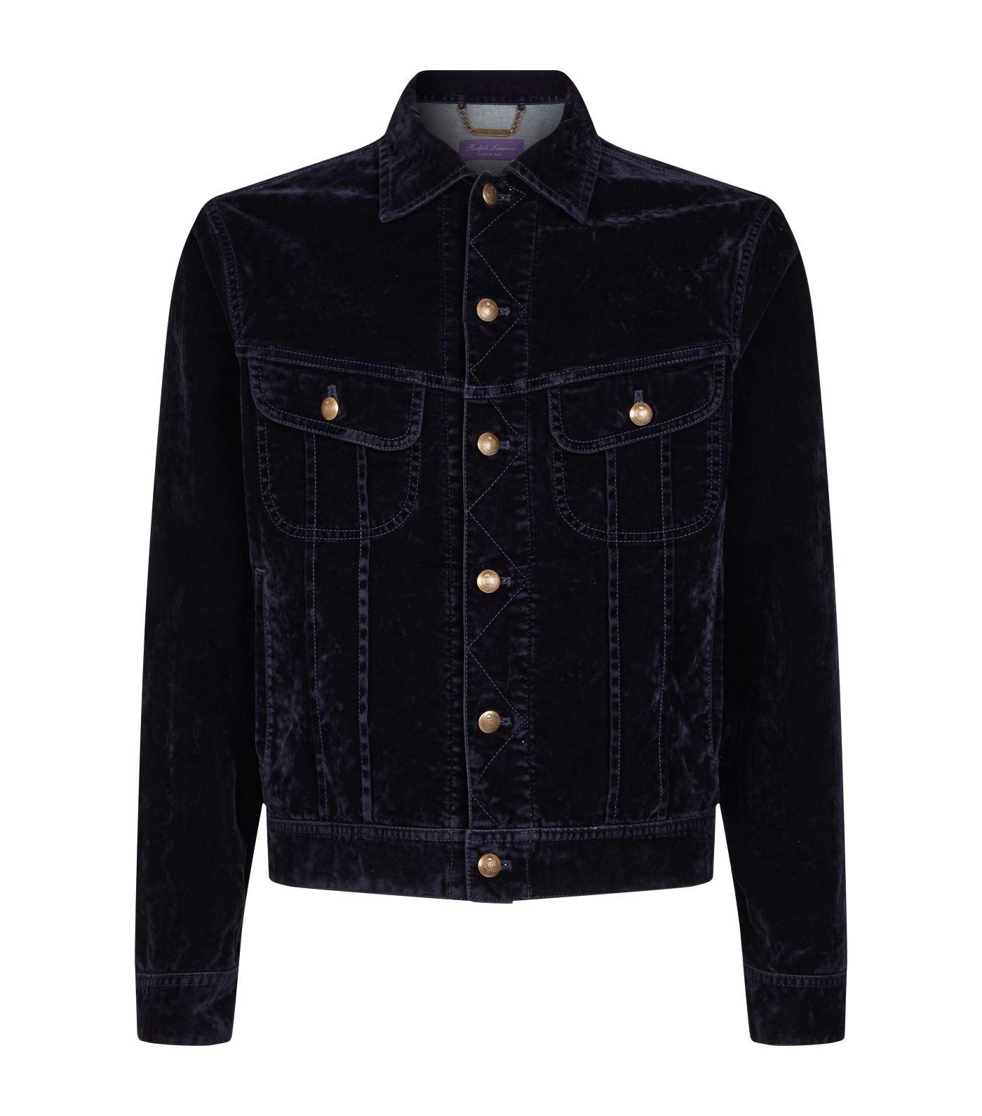 velvet trucker jacket