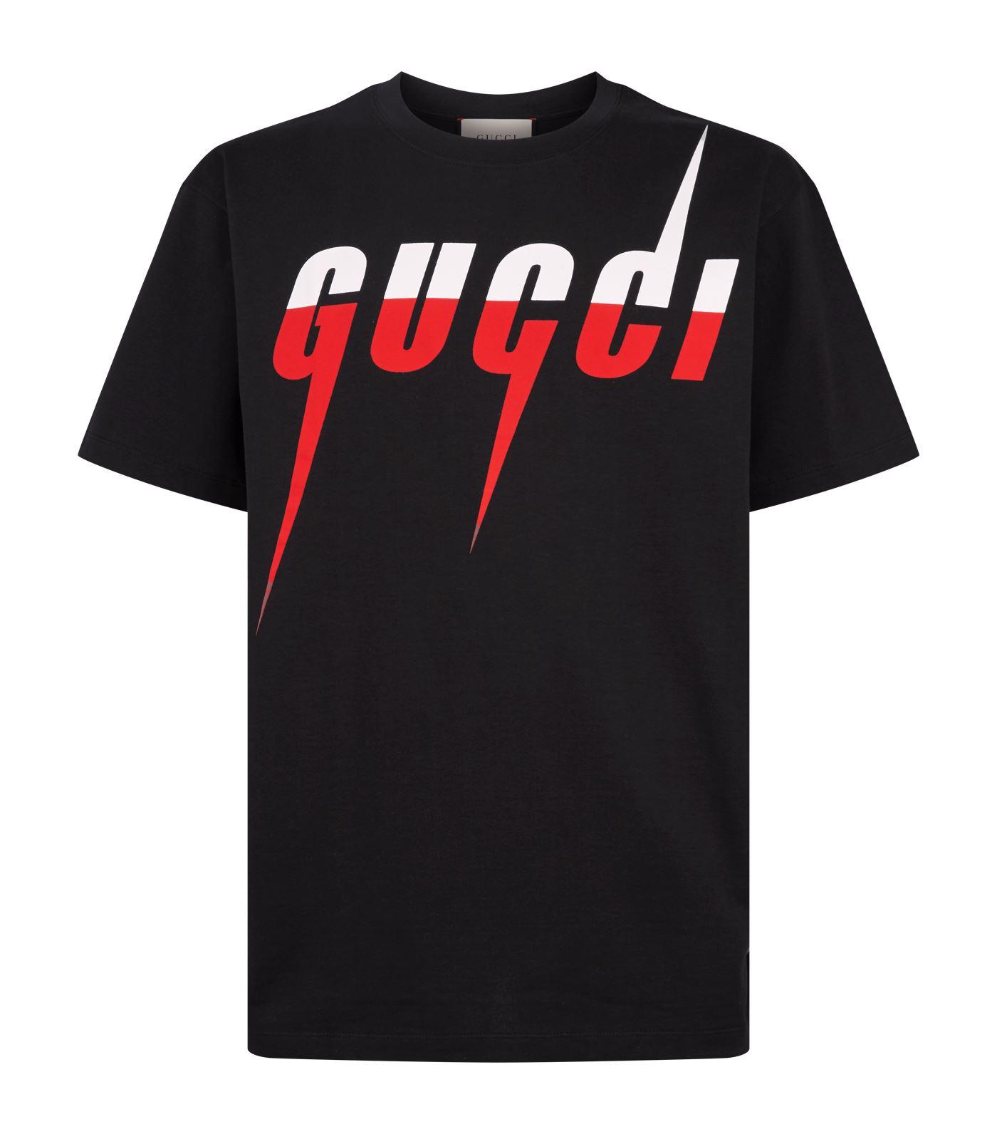 Gucci Cotton Black GG Blade T-shirt for Men - Save 7% - Lyst