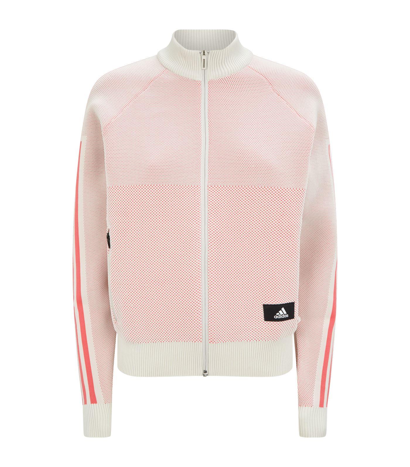 id knit track jacket