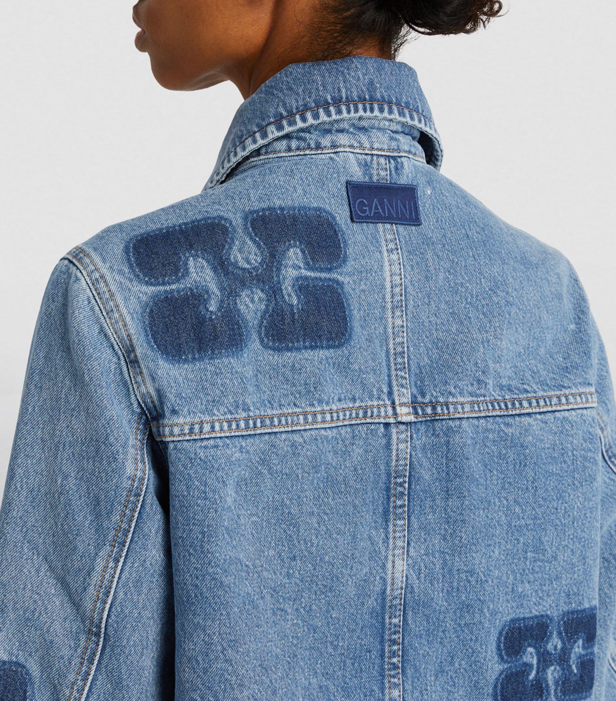 ジャケット NYLON JACKET WITH GANNI LOGO PATCH NYLON JACKET WITH GANNI LOGO PATCH – Suit Negozi Row