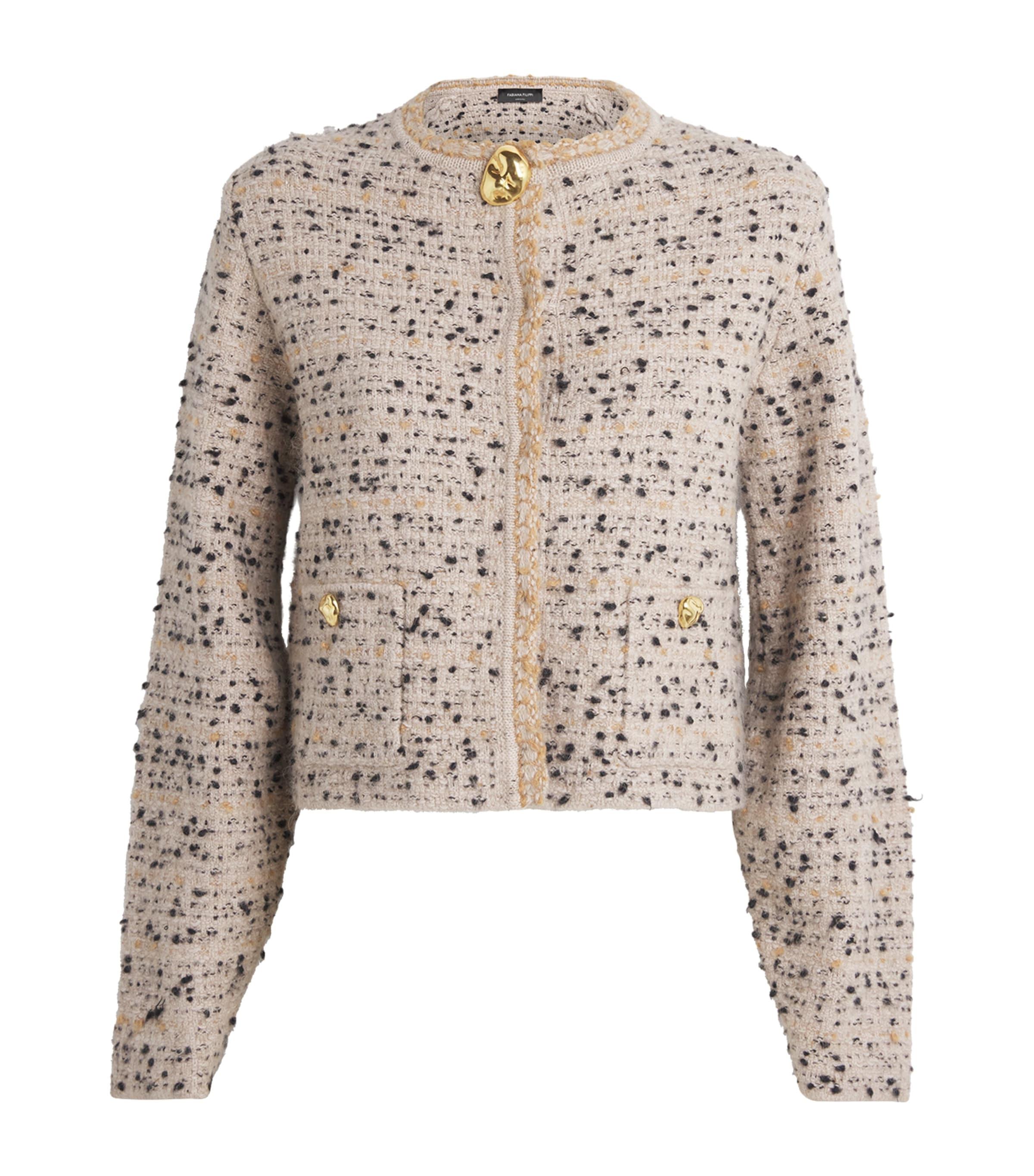 ジャケット FABIANA FILIPPI BOUCLE JACKET Fabiana Filippi Short Down Jacket | italist